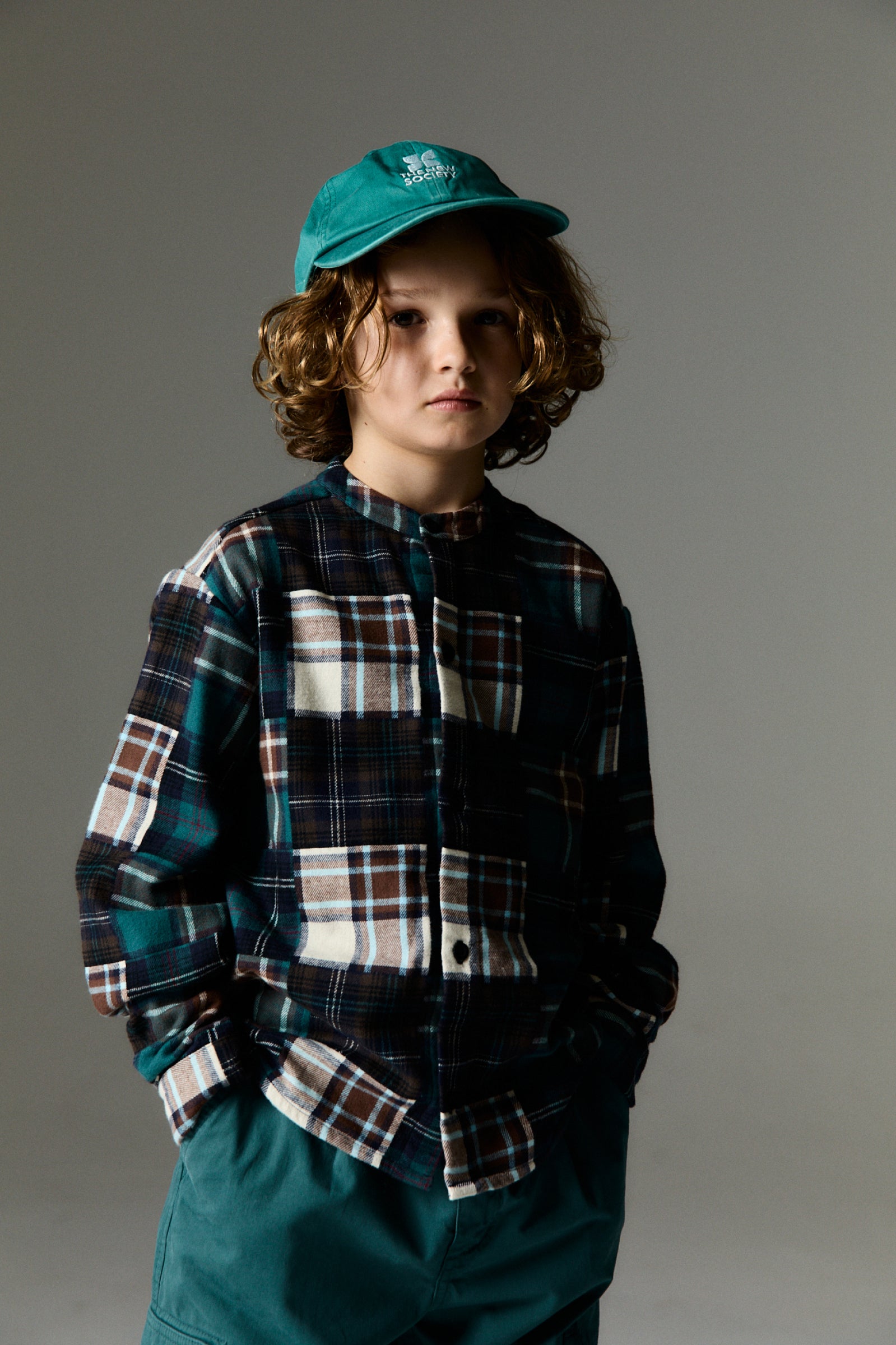 Boys Multicolor Check Cotton Shirt