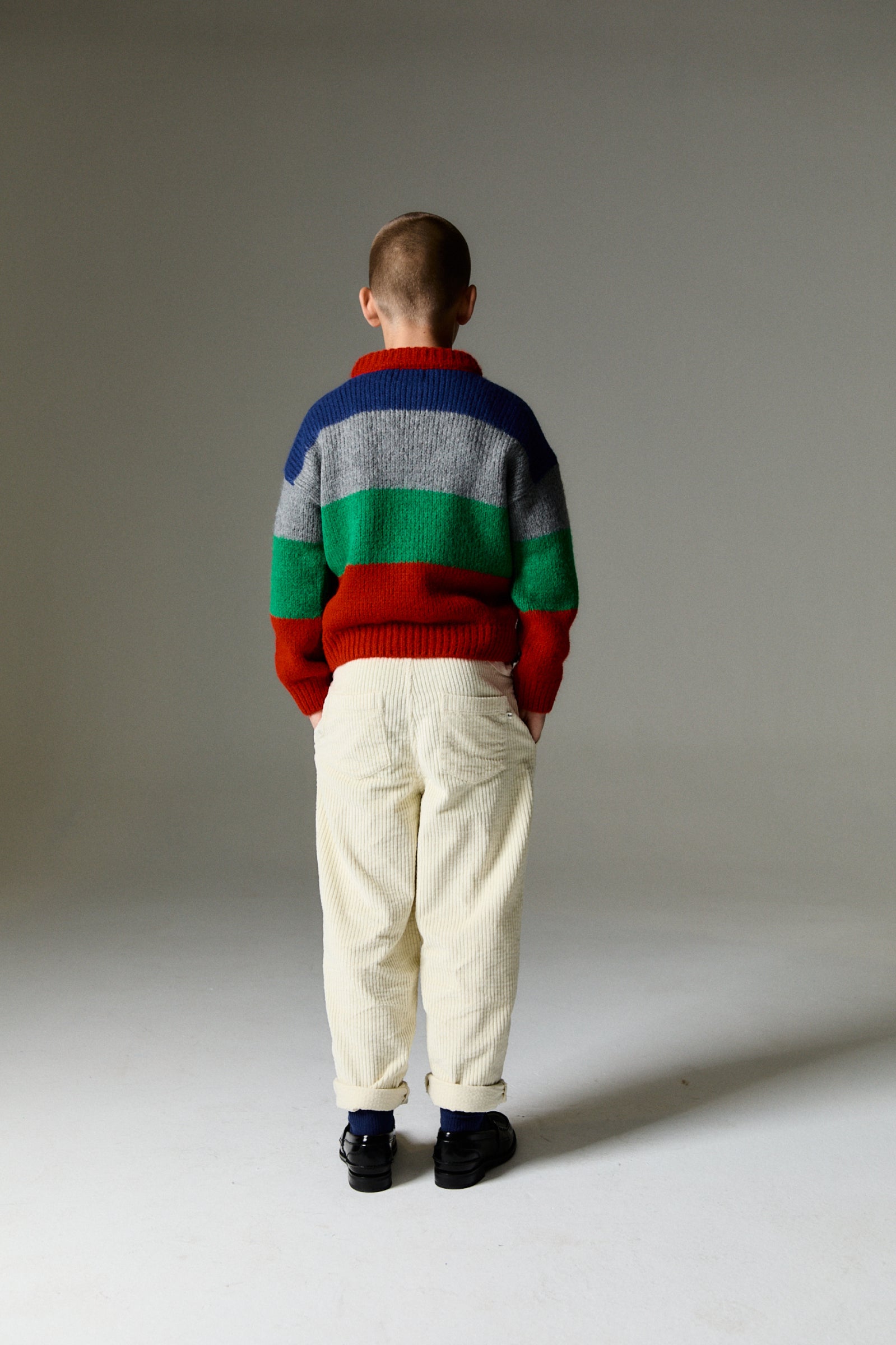 Boys Multicolor Wool Sweater
