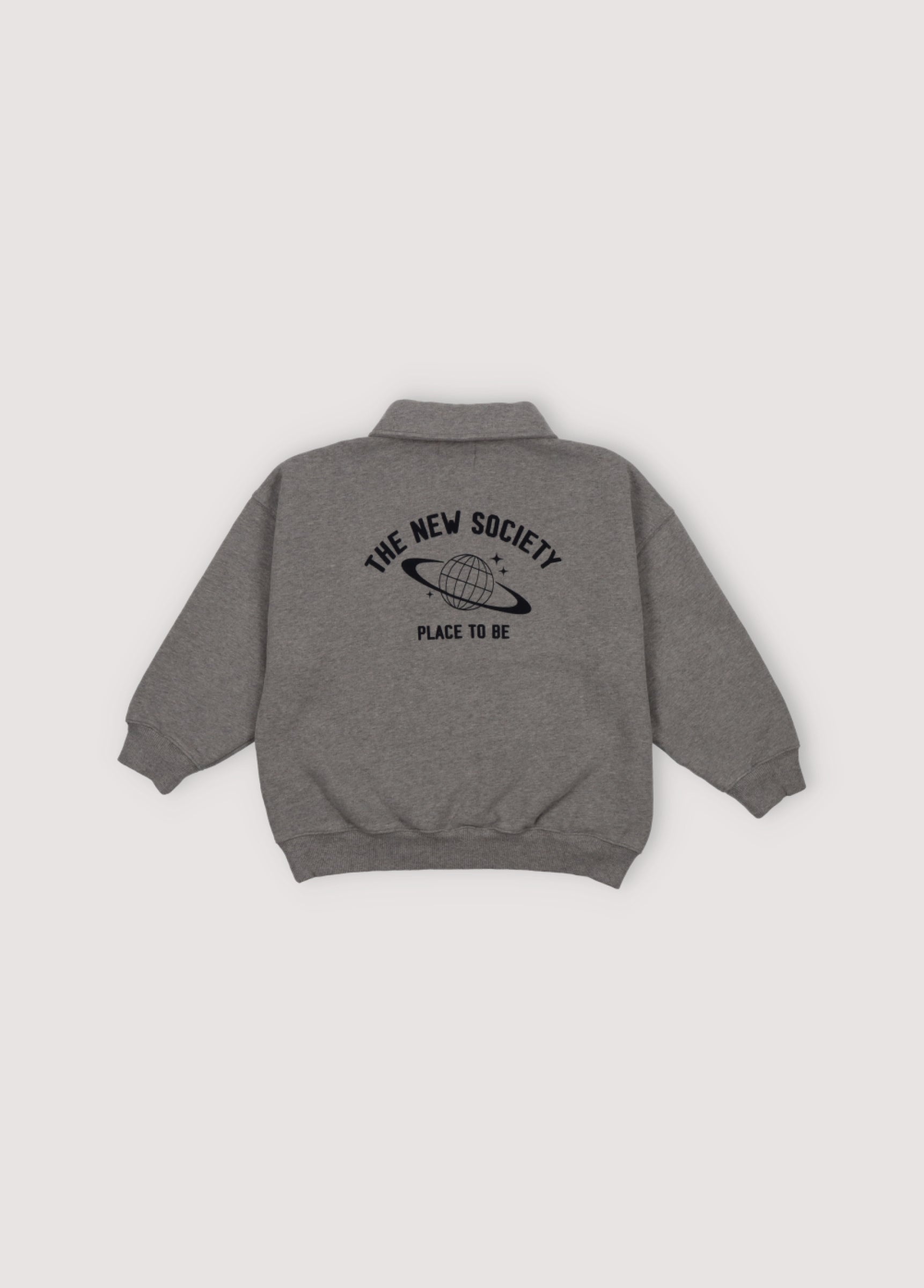 Boys Grey Cotton Polo Shirt