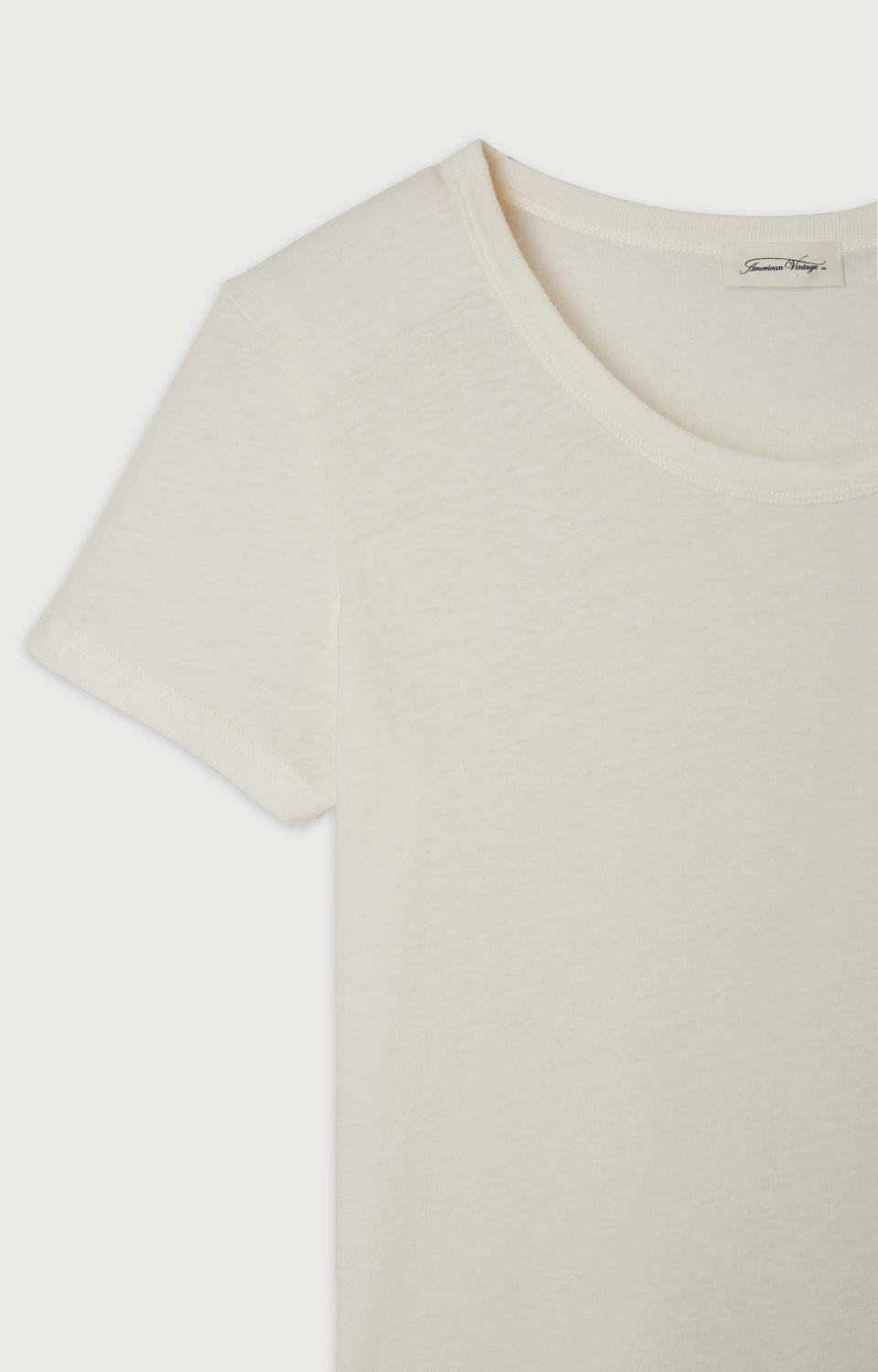 Women White Cotton T-Shirt