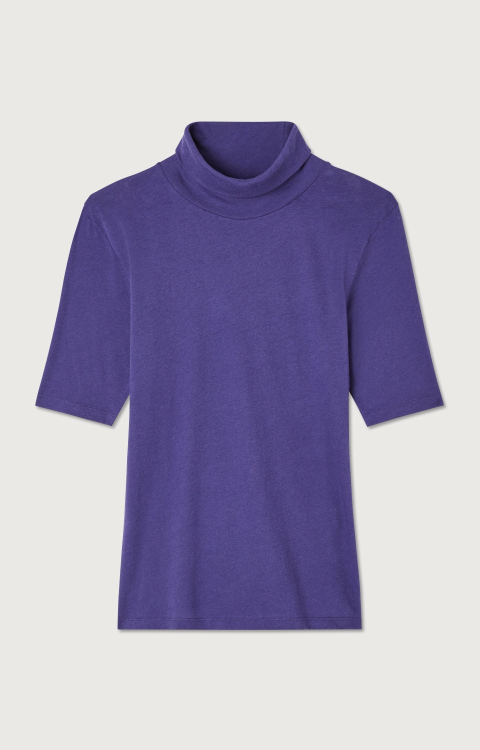 Women Purple Cotton T-Shirt