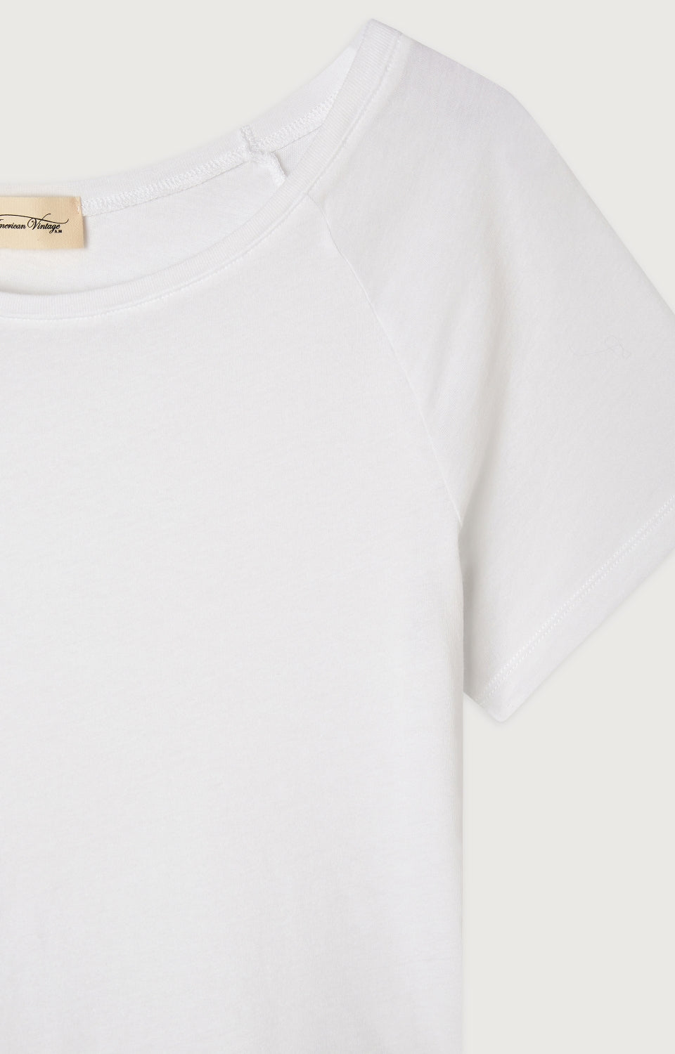 Women White Cotton T-Shirt