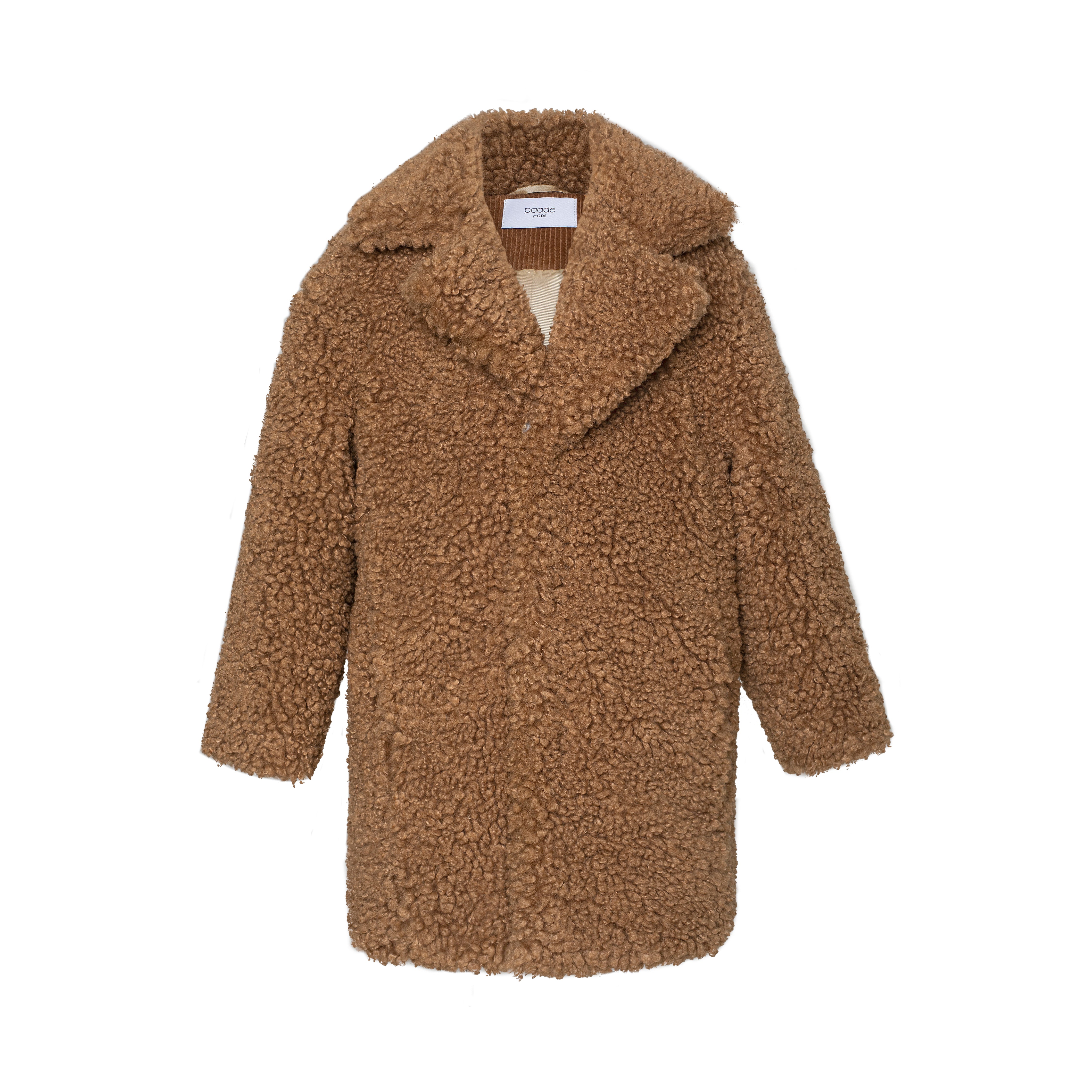 Boys & Girls Brown Plush Coat