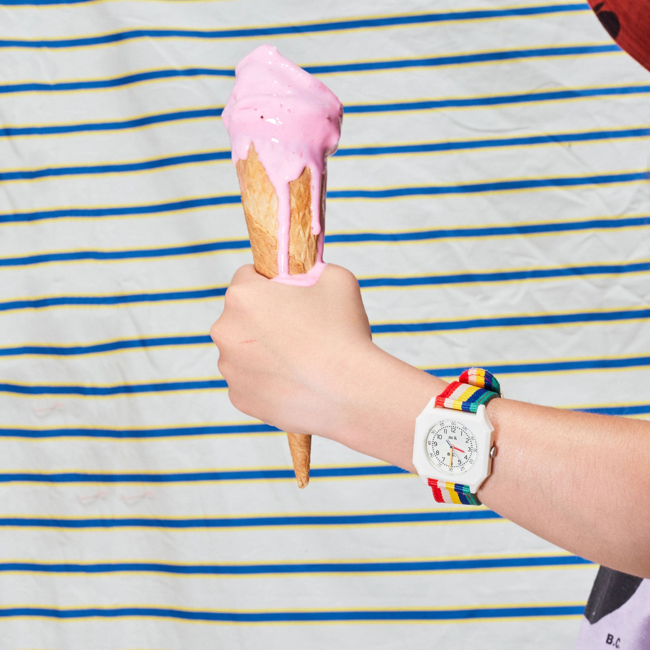 Boys & Girls Multicolor Stripes Watch