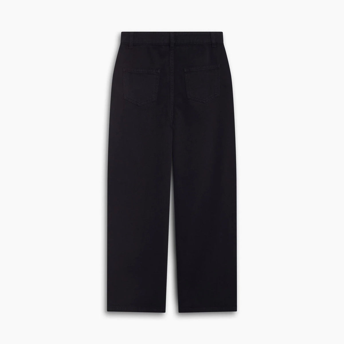 Girls Black Cotton Trousers