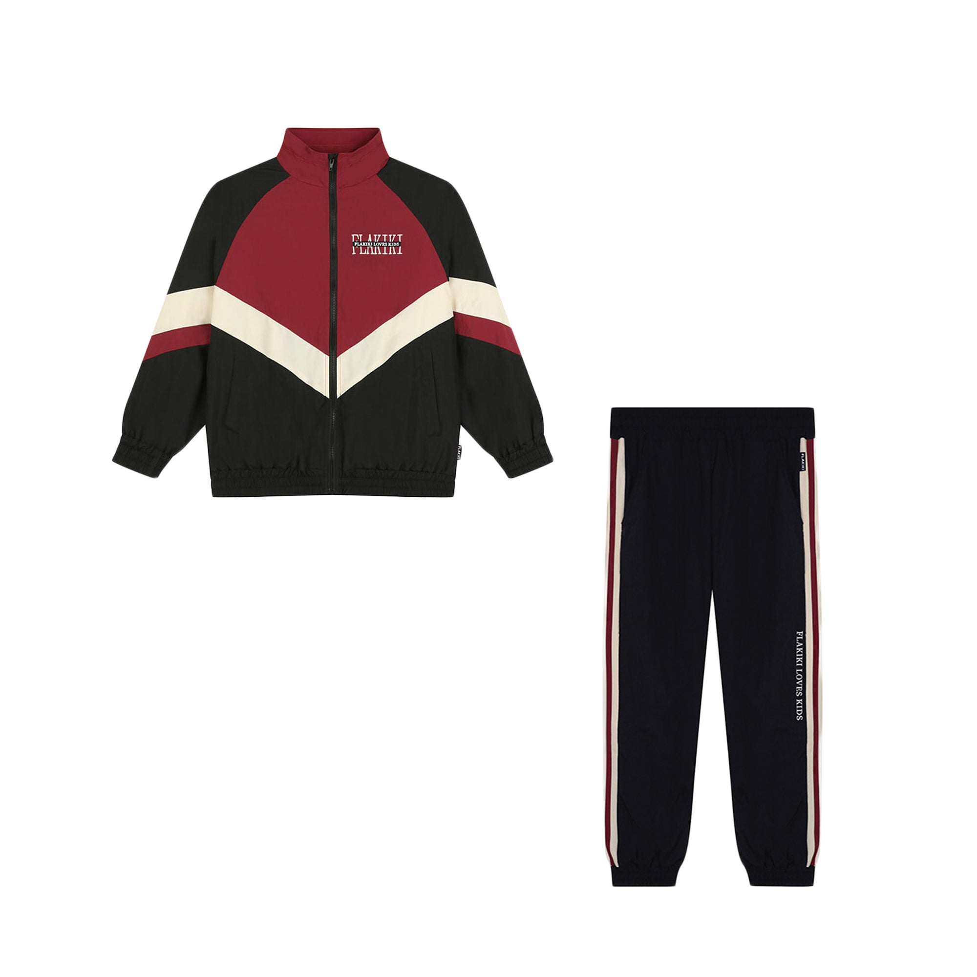 Boys & Girls Wine Red Set
