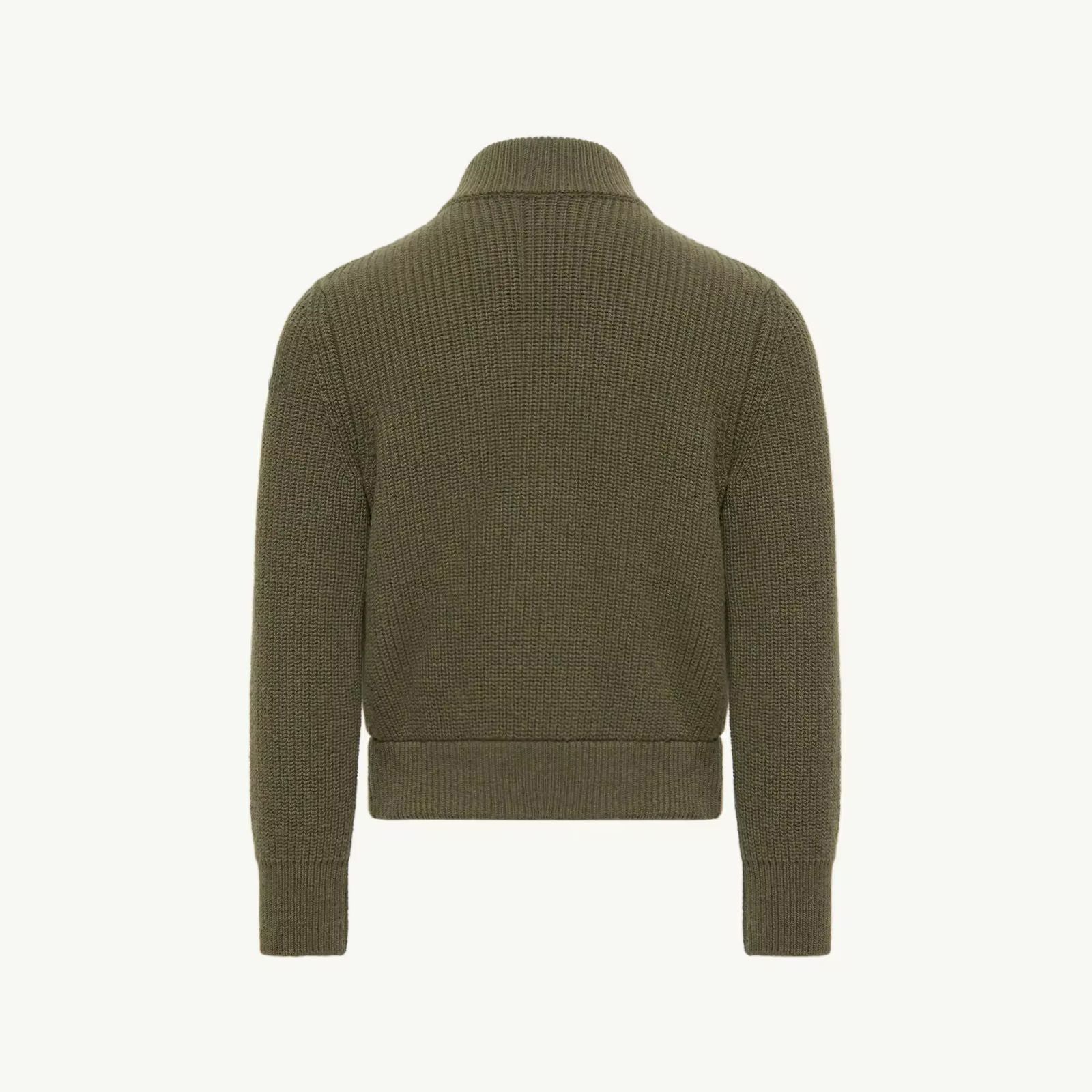 Gilet zippé matelassé en duvet vert pour garçons