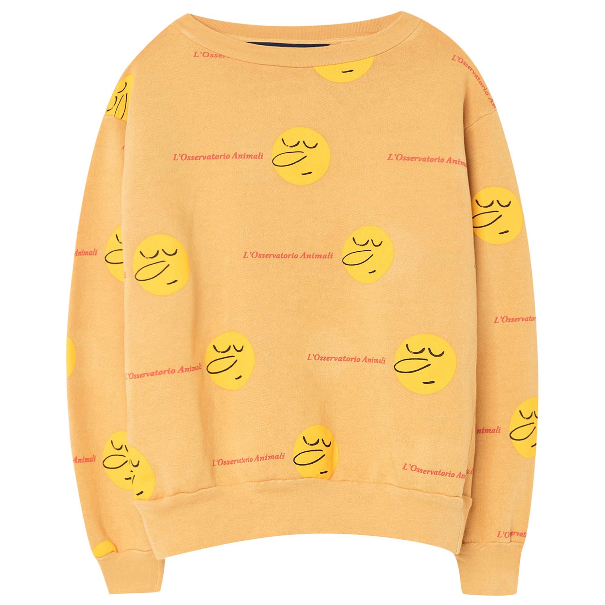Boys & Girls Yellow Cotton Sweatshirt