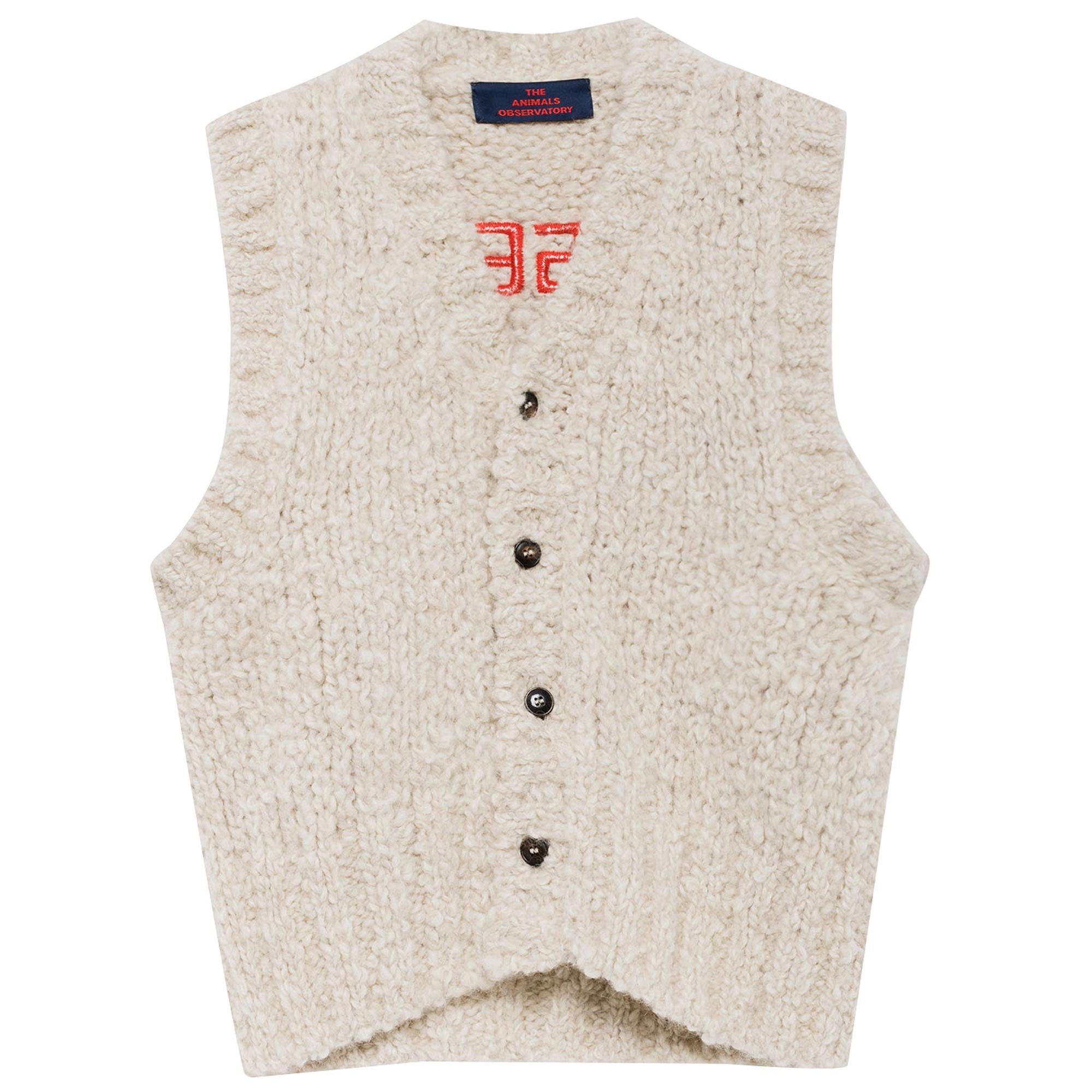 Boys & Girls Ivory Wool Vest