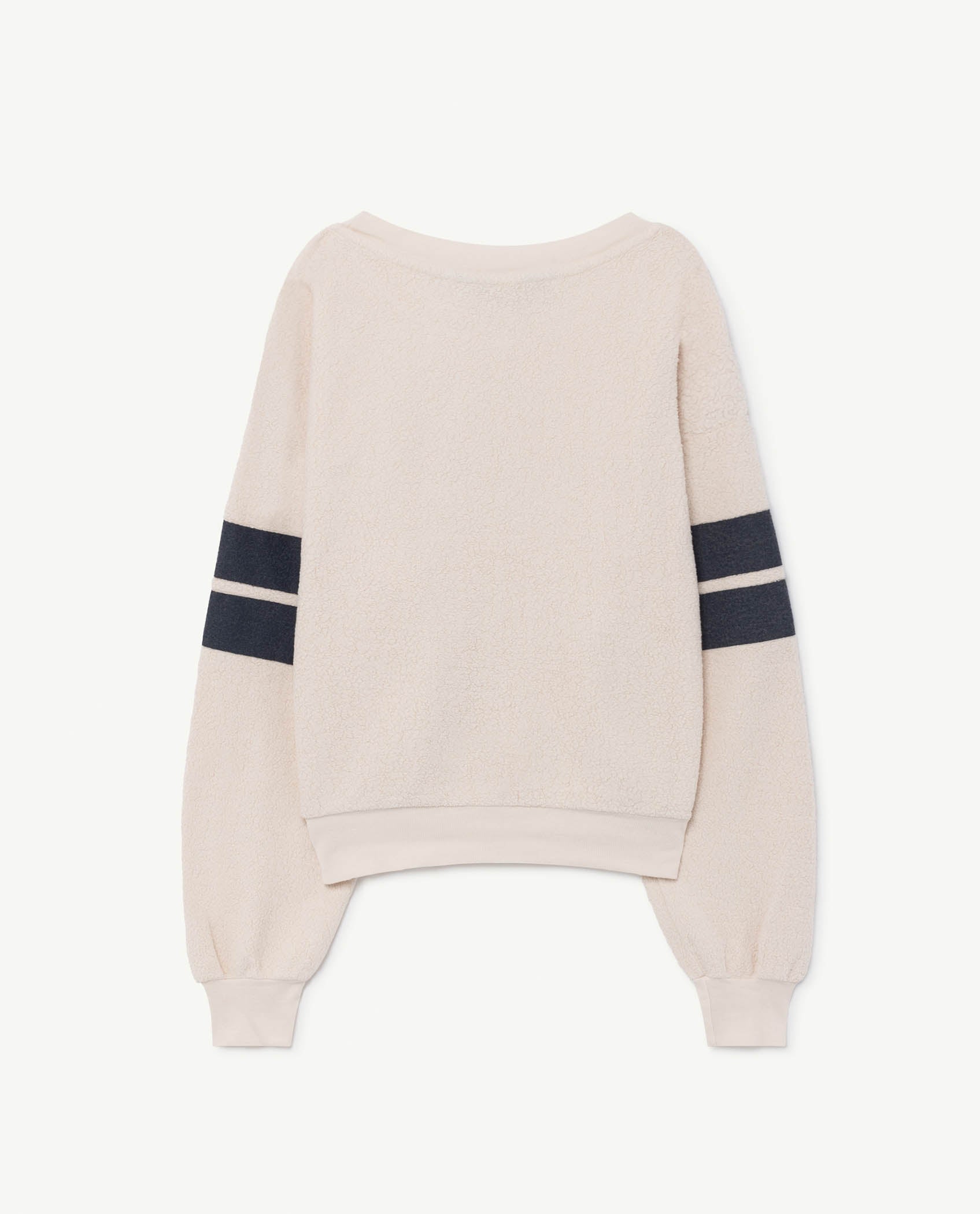 Boys & Girls White Logo Cotton Sweatshirt