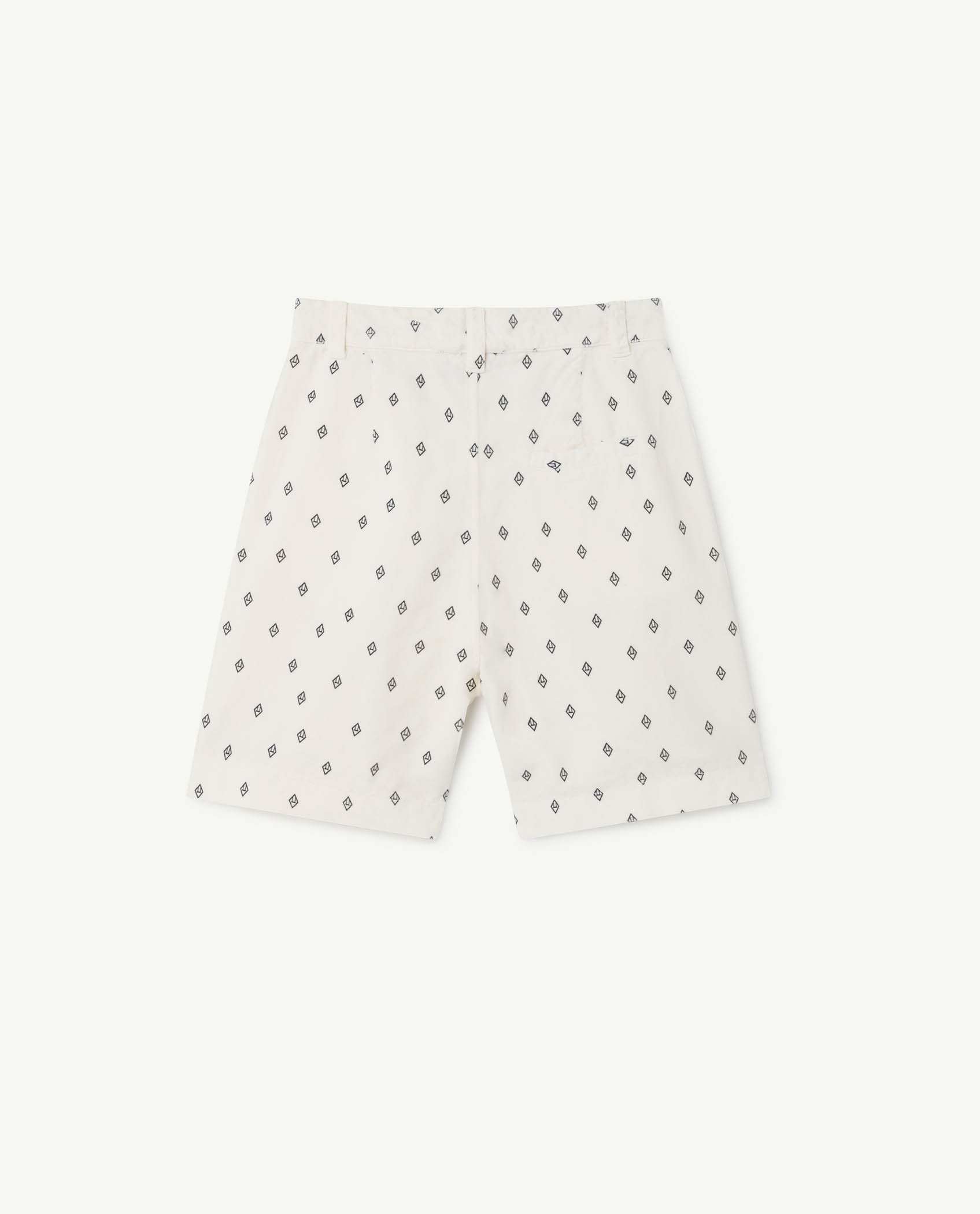 Boys & Girls White Cotton Shorts