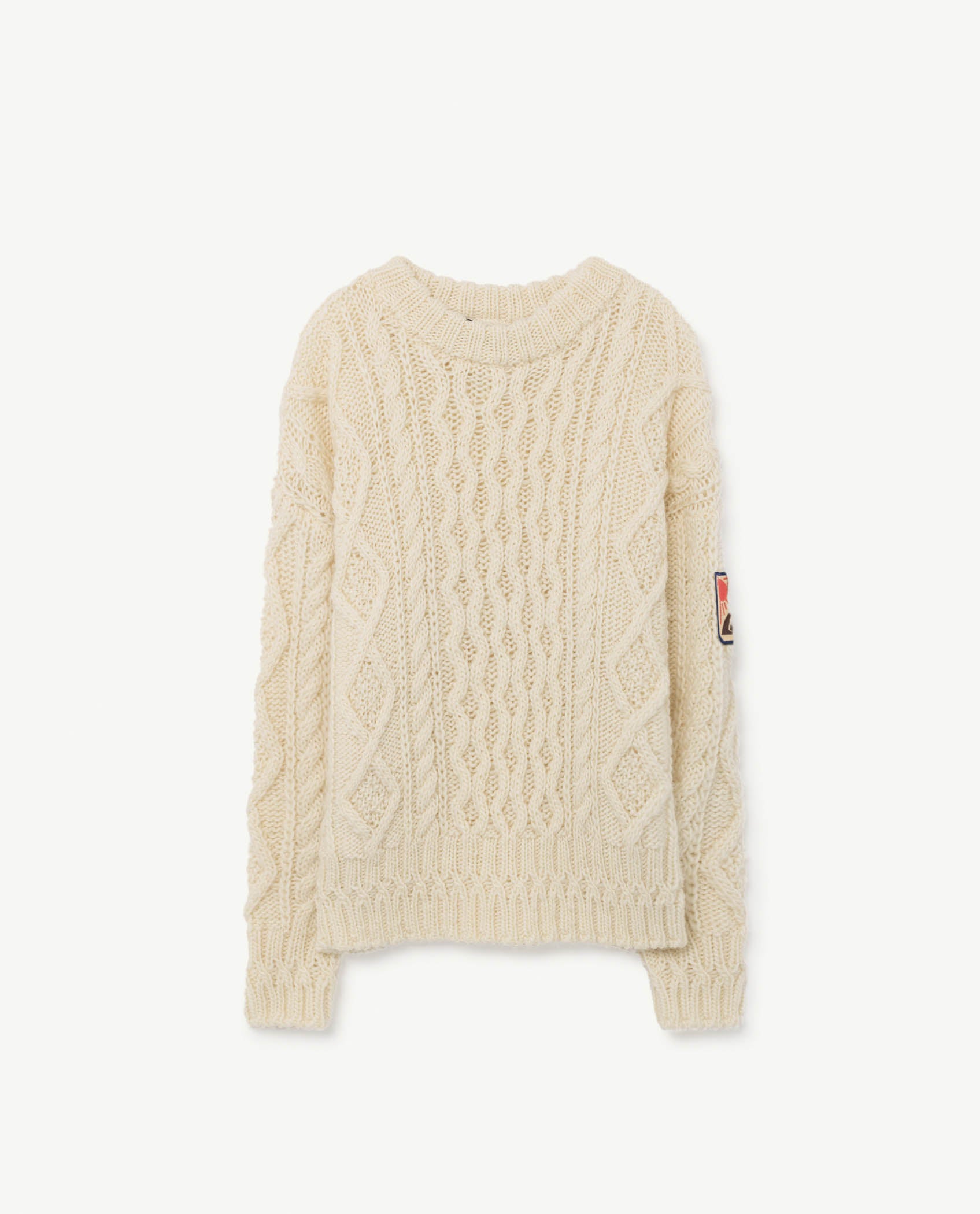 Boys & Girls White Wool Sweater