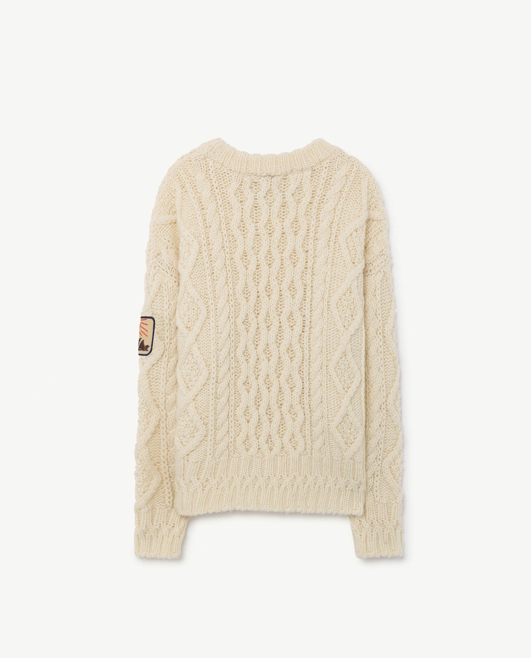 Boys & Girls White Wool Sweater