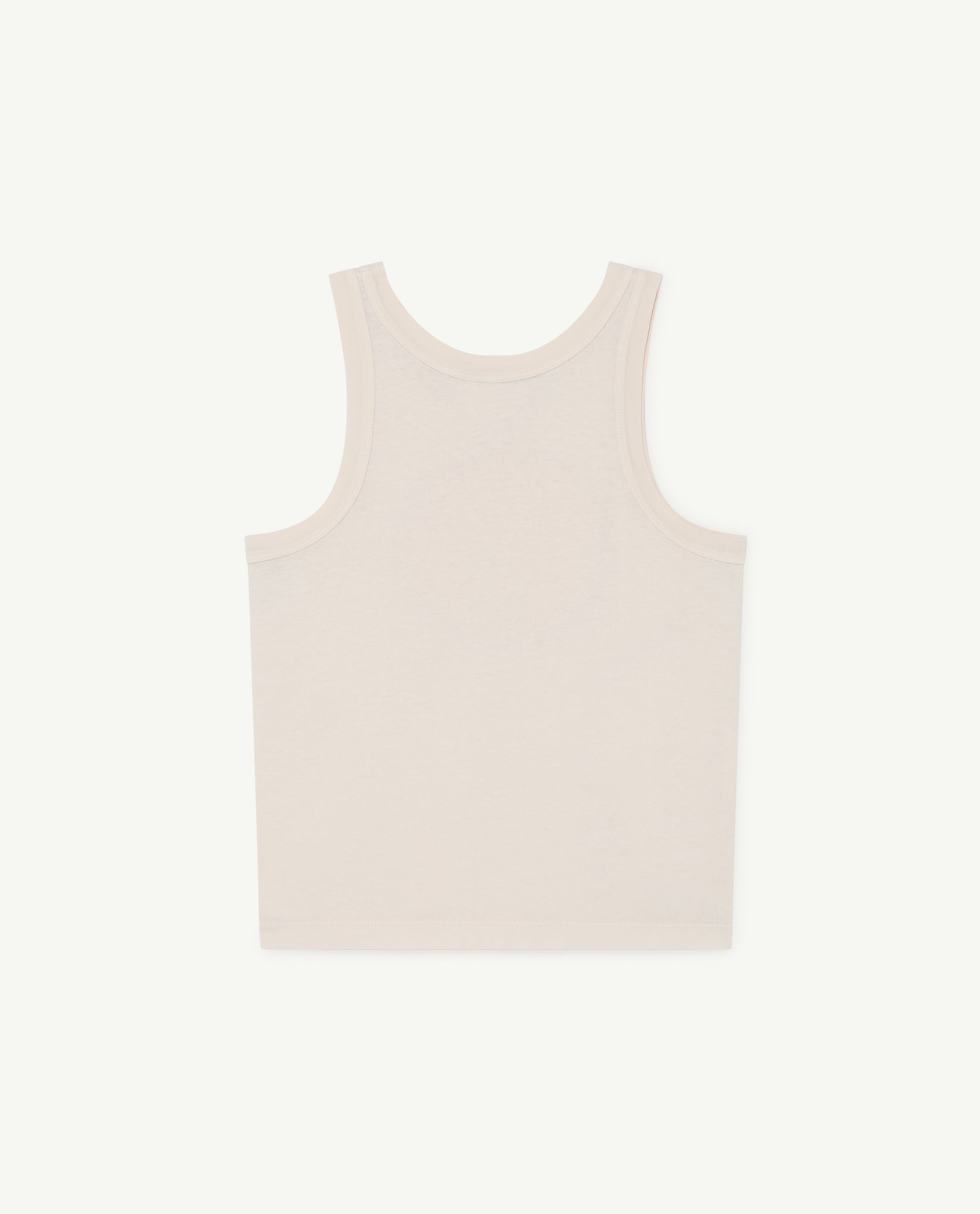Boys & Girls White Cotton Tank Top