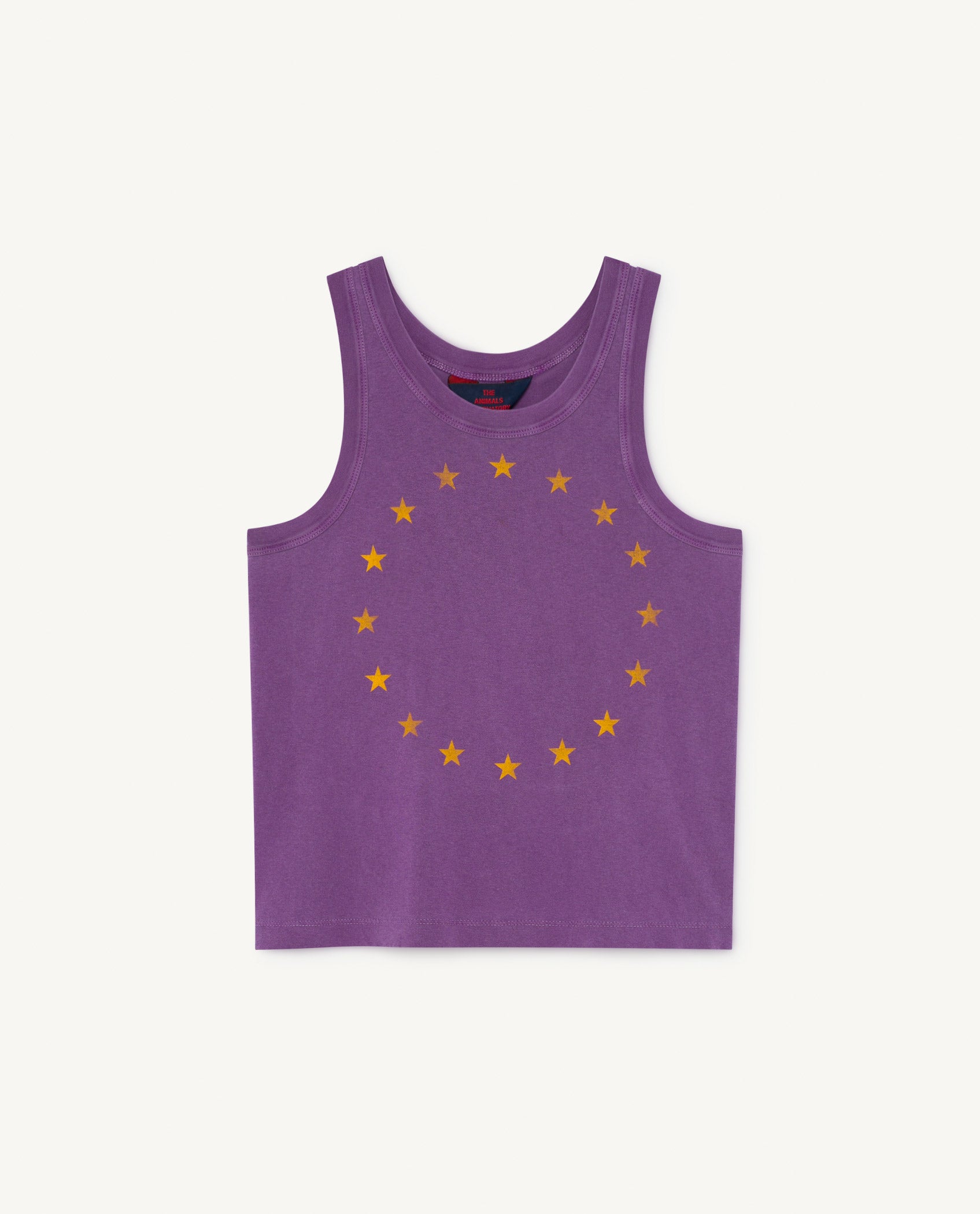Boys & Girls Purple Cotton Tank Top