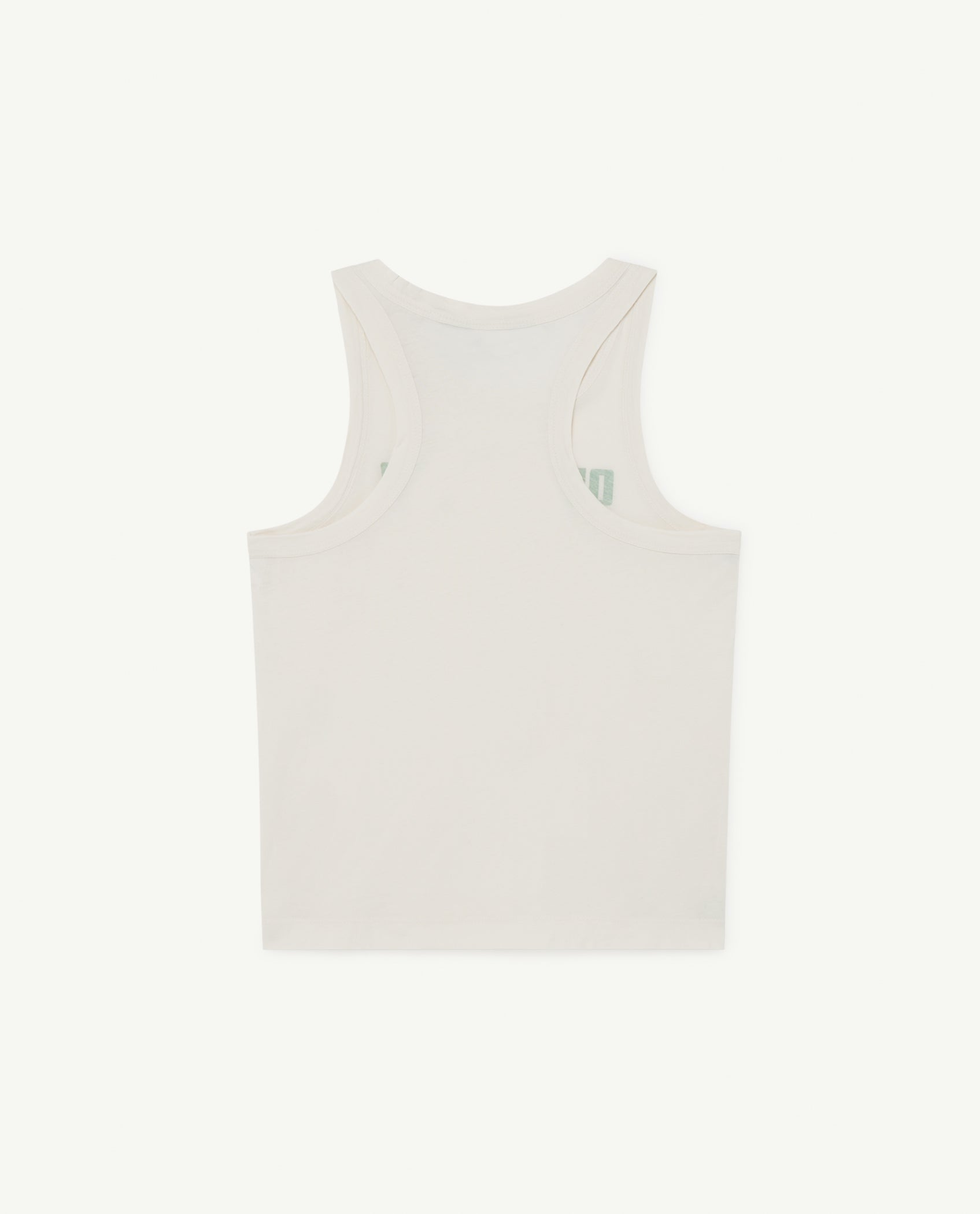 Boys & Girls White Logo Cotton Tank Top