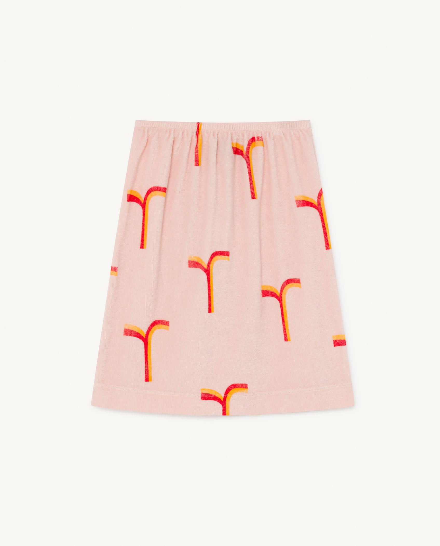 Girls Pink Cotton Skirt