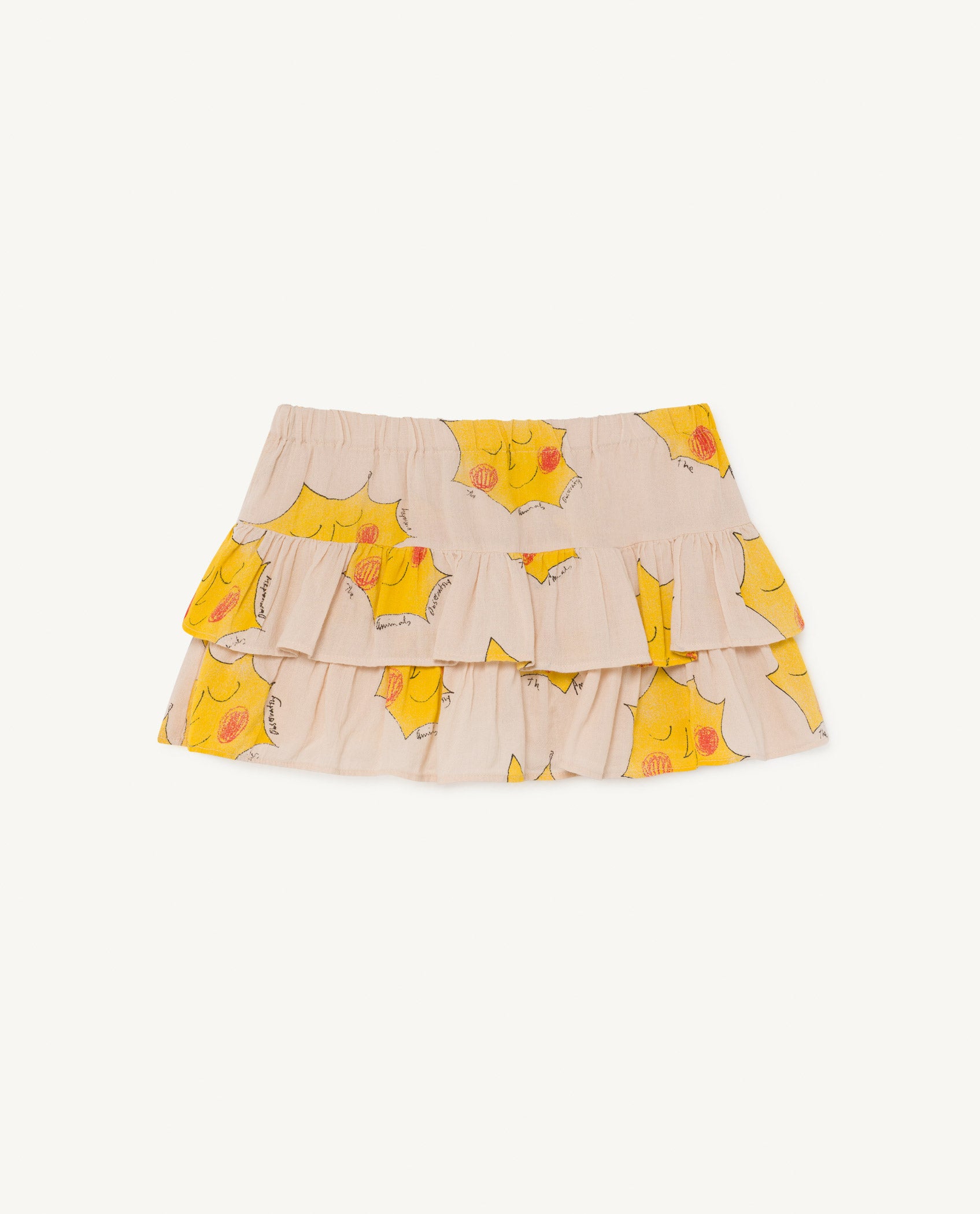 Girls Pink Sun Cotton Skirt