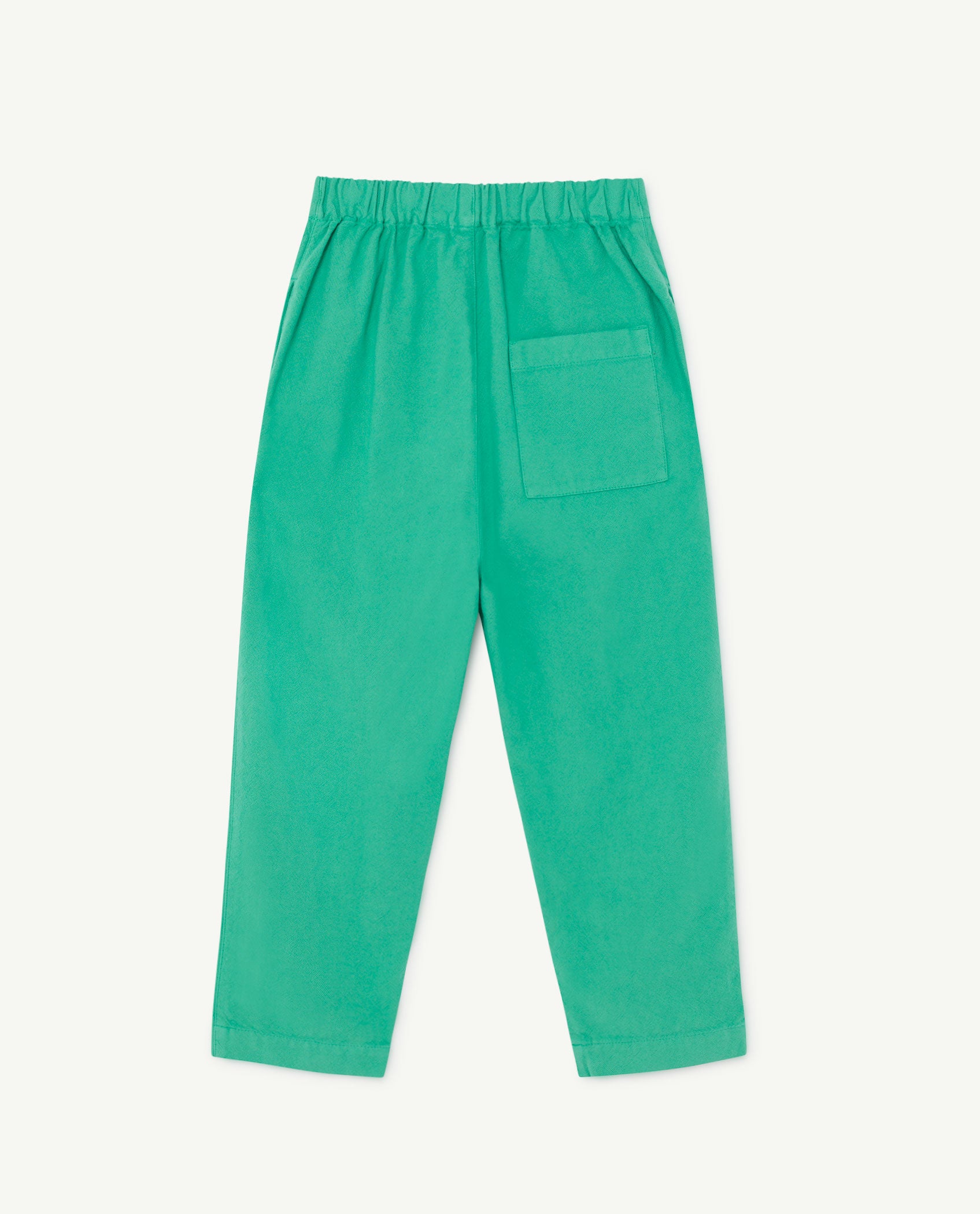 Boys & Girls Green Cotton Trousers