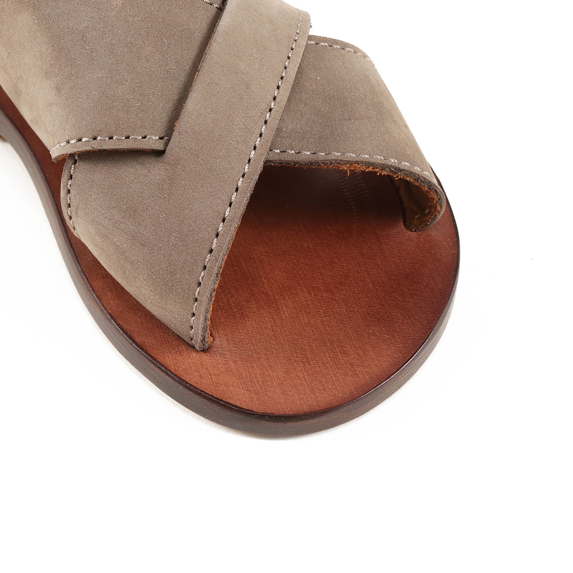 Sandales en cuir marron pour bébés garçons et filles