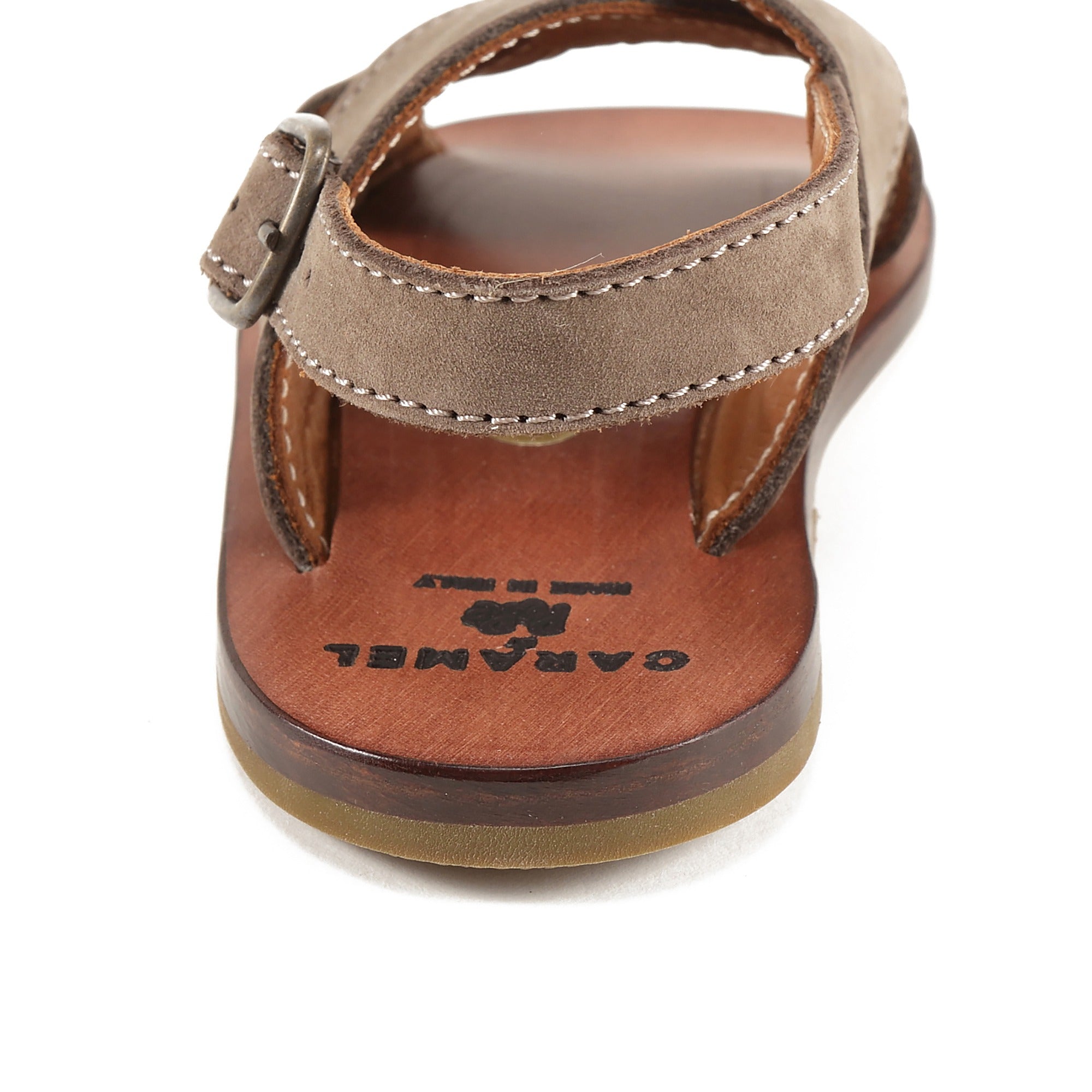 Sandales en cuir marron pour bébés garçons et filles