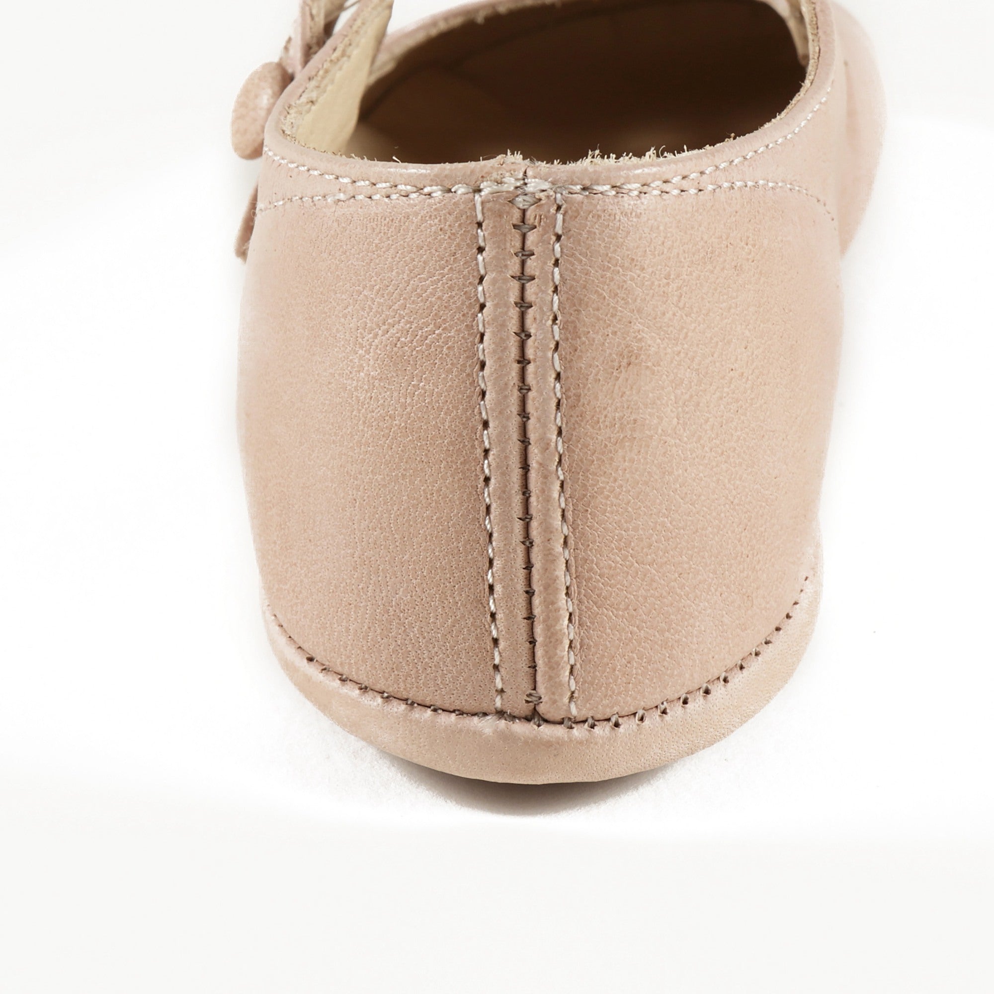 Chaussures en cuir roses pour filles