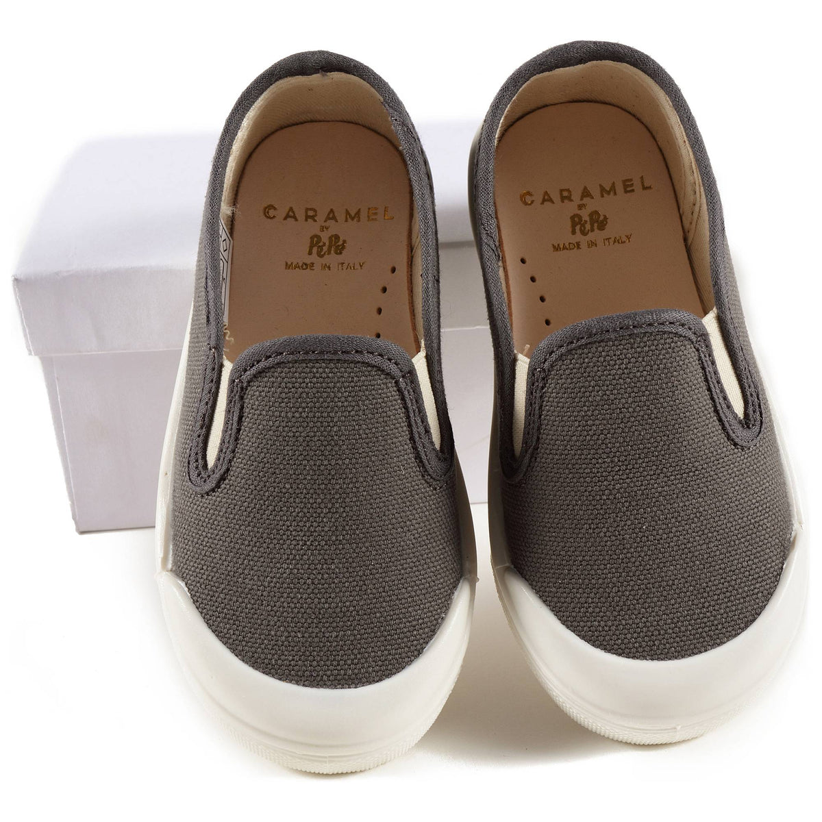 Chaussures gris foncé pour garçons et filles