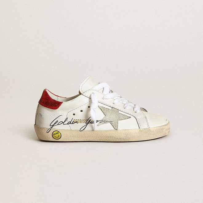 Boys & Girls Red Super-star Shoes