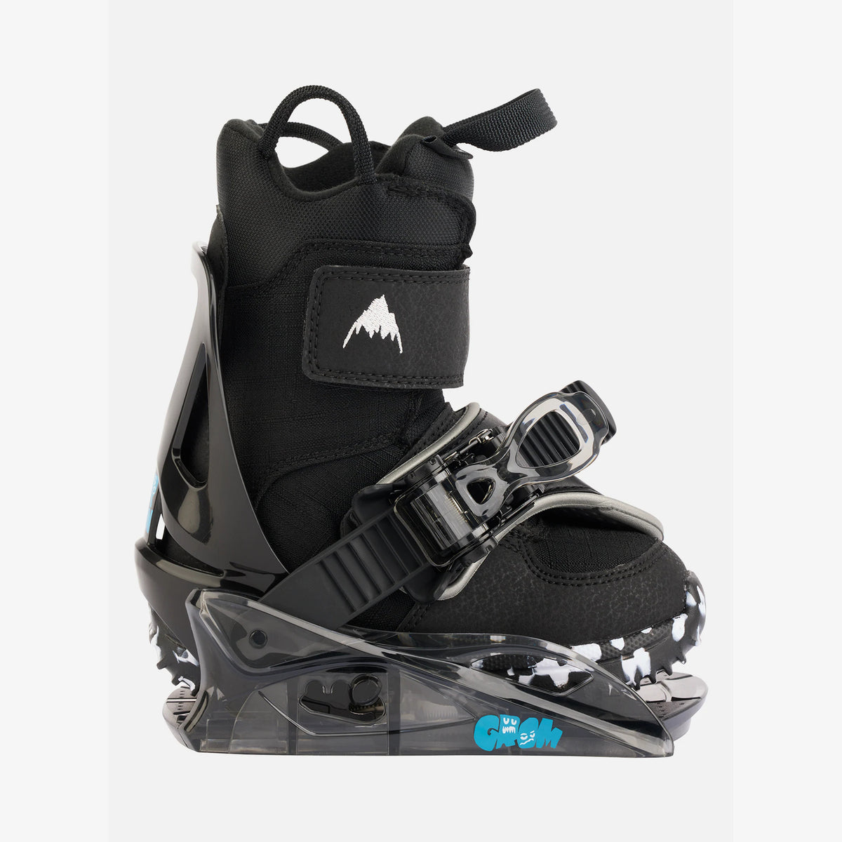 Fixations de snowboard noires pour garçons et filles