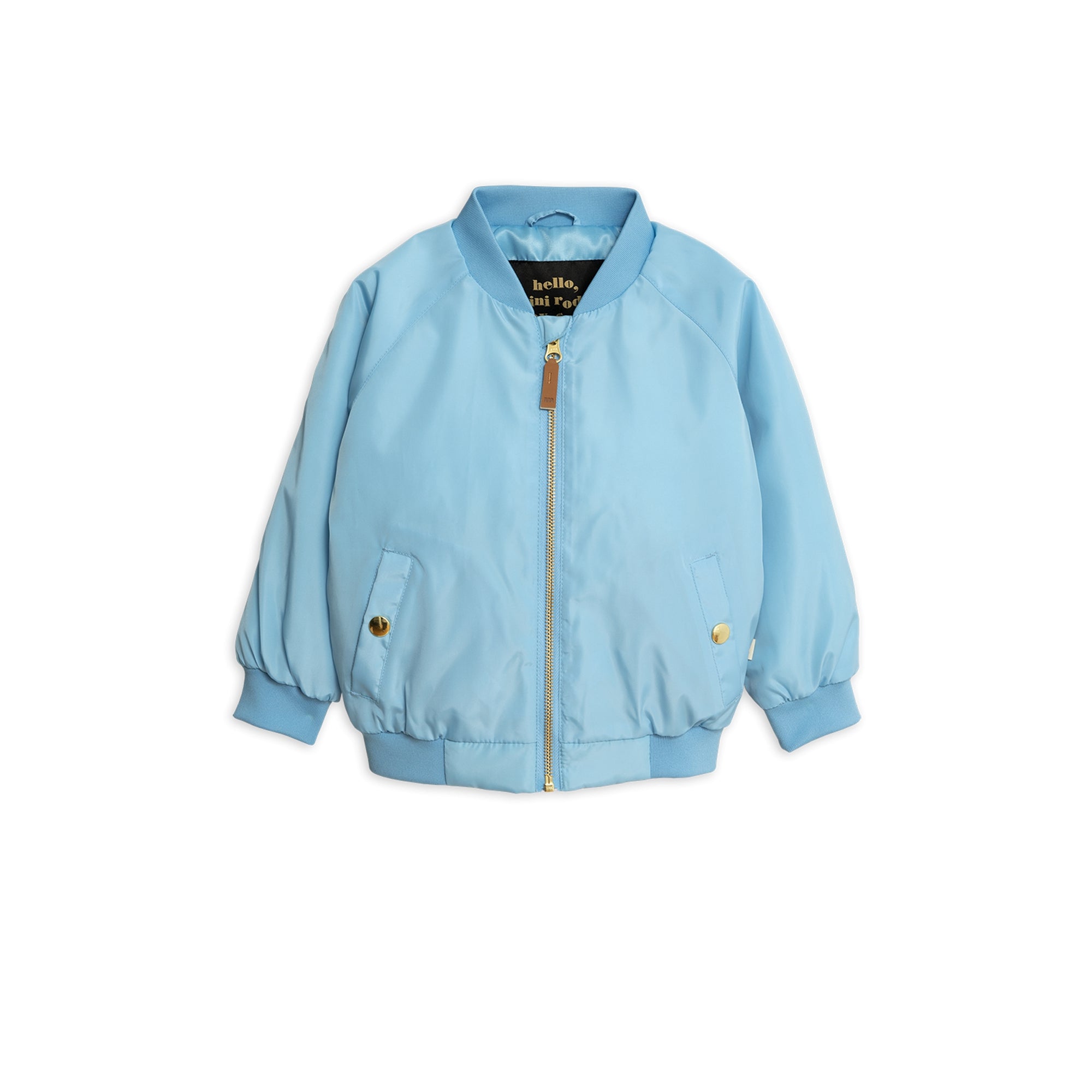 Boys Light Blue Banana Baseball Jacket