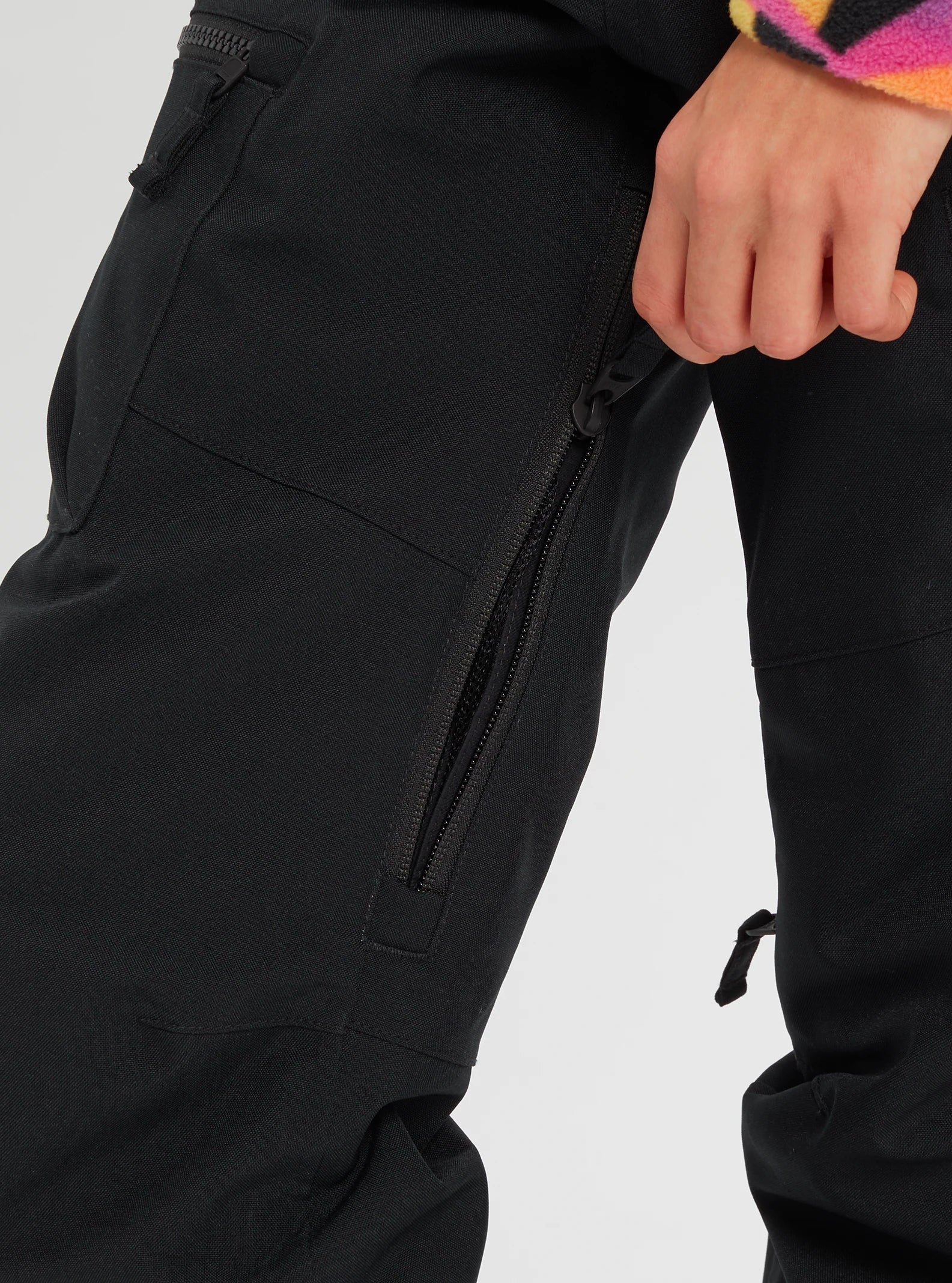 Boys & Girls Black Snow Trousers