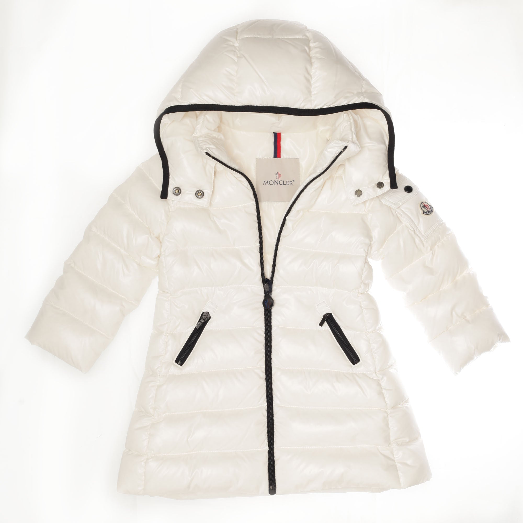Baby Girls Ivory Padded Down 'Moka' Coat - CÉMAROSE | Children's Fashion Store - 3