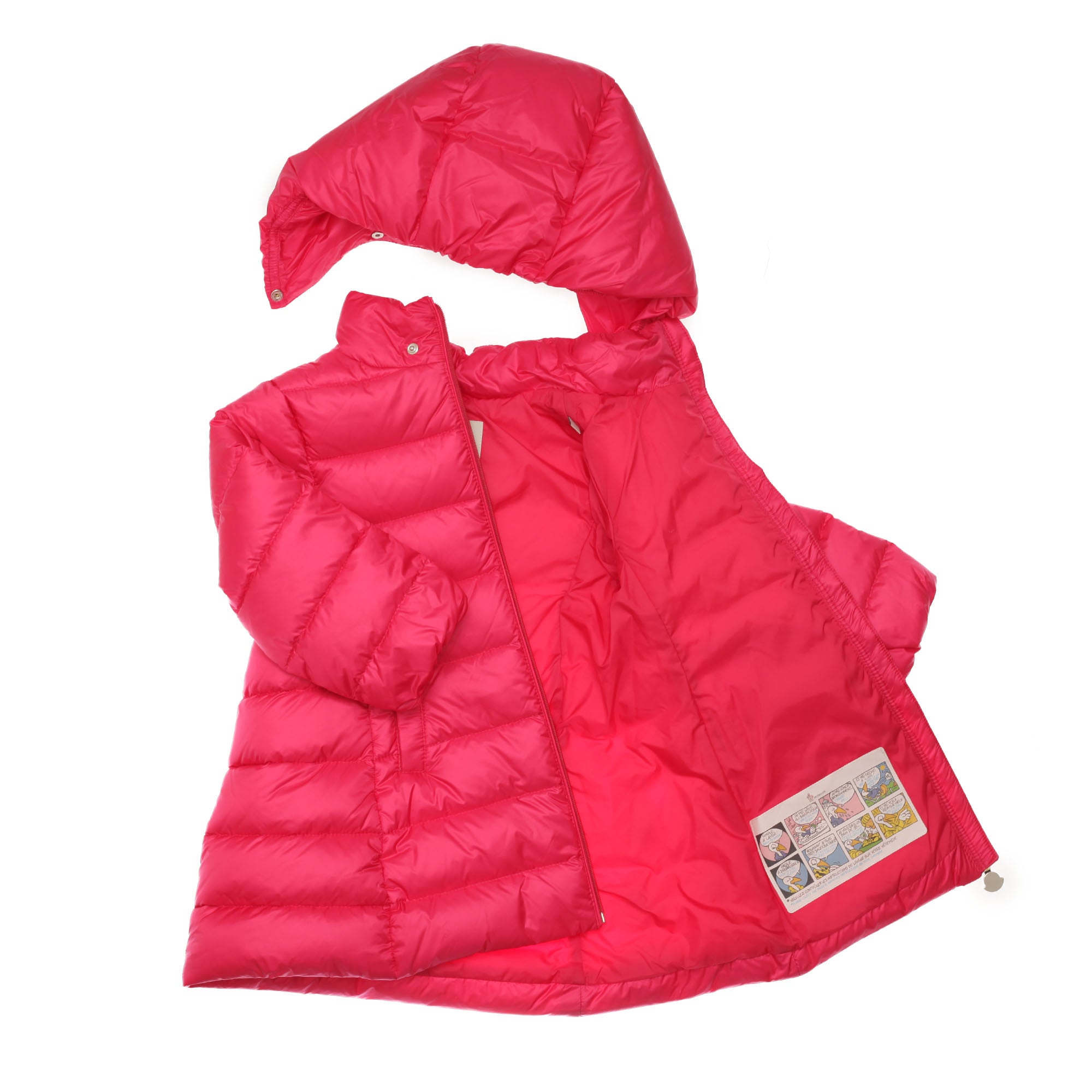 Baby Girls Fuchsia Padded Down 'Majeure' Coat - CÉMAROSE | Children's Fashion Store - 3