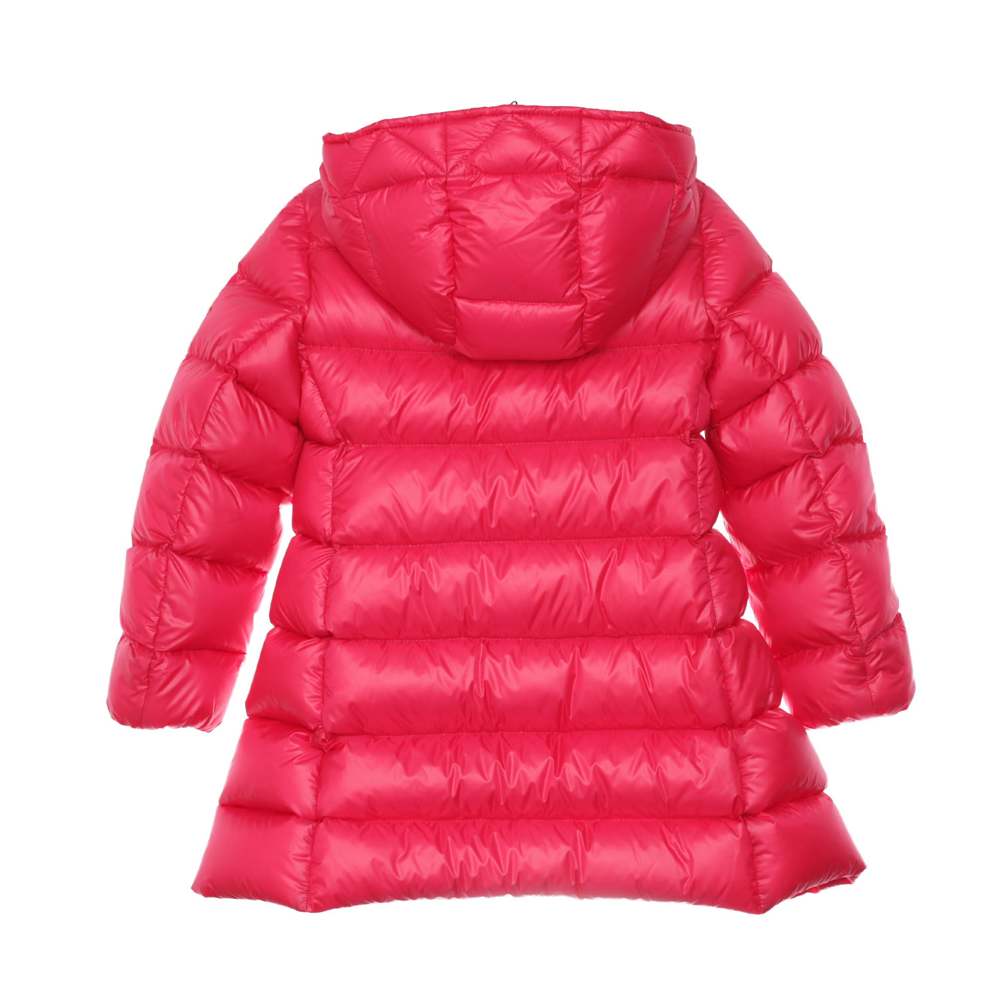 Girls Fuchsia Hooded 'Suyen' Padded Down Jacket - CÉMAROSE | Children's Fashion Store - 3