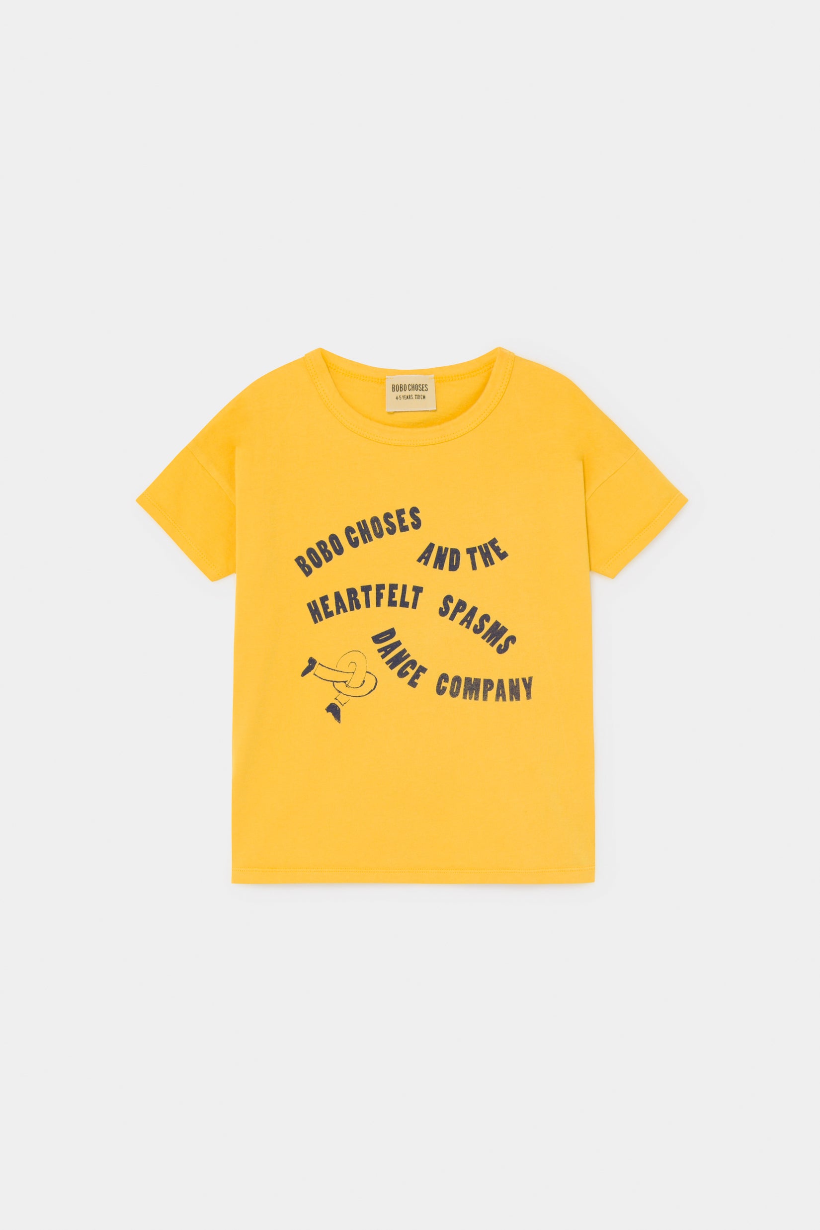 Boys Yellow Logo Cotton T-shirt