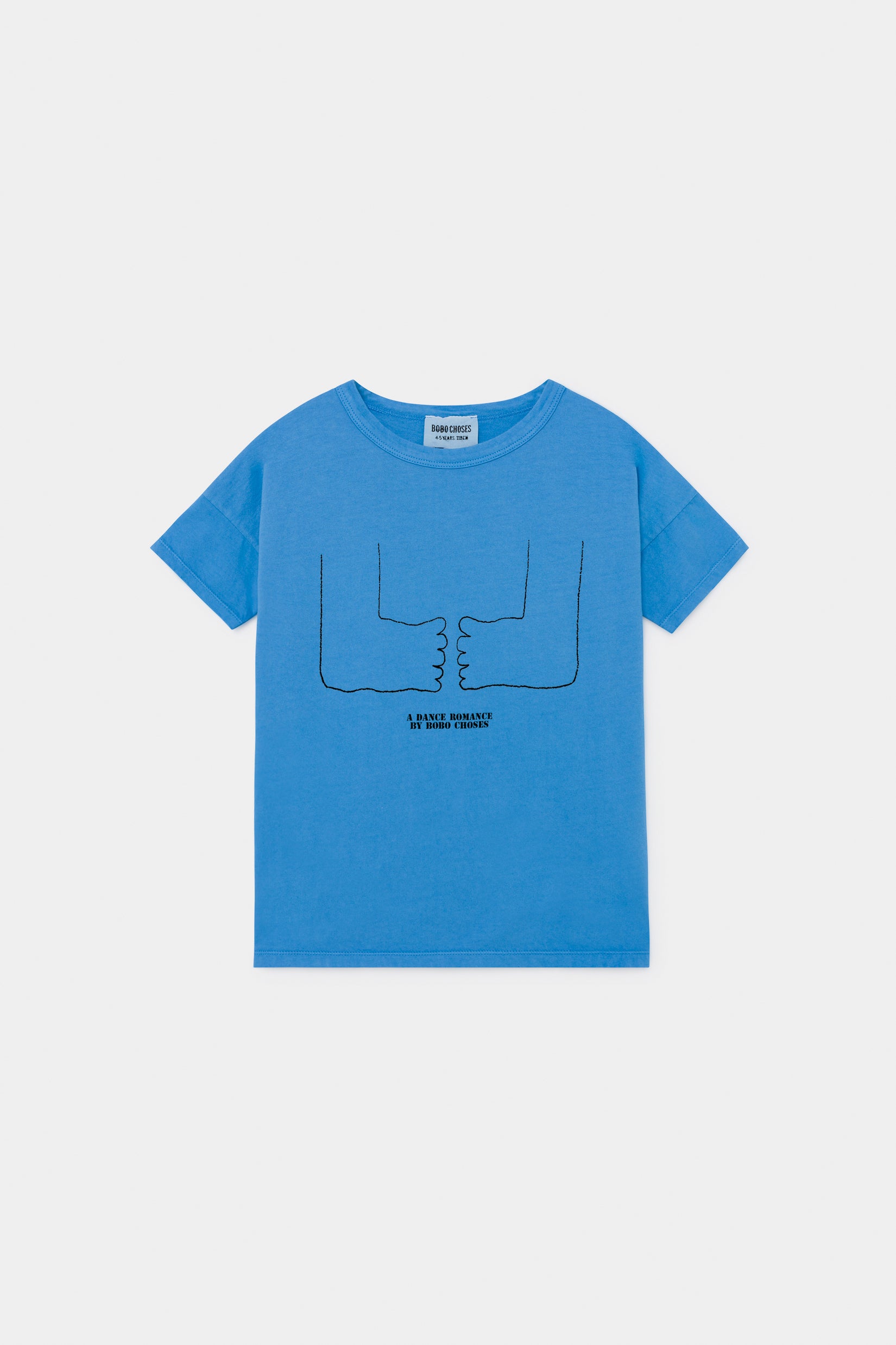 Boys Blue Feet Cotton T-shirt