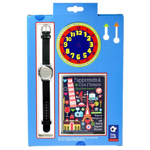 Boys Black Football Watch(6-9Y)