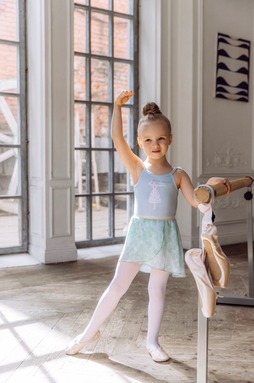Grenouillères tutu vertes pour filles