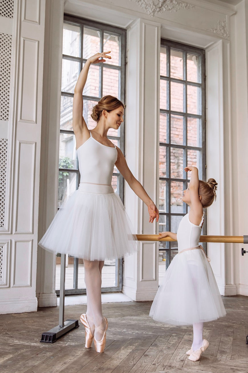 Grenouillères tutu blanches pour filles