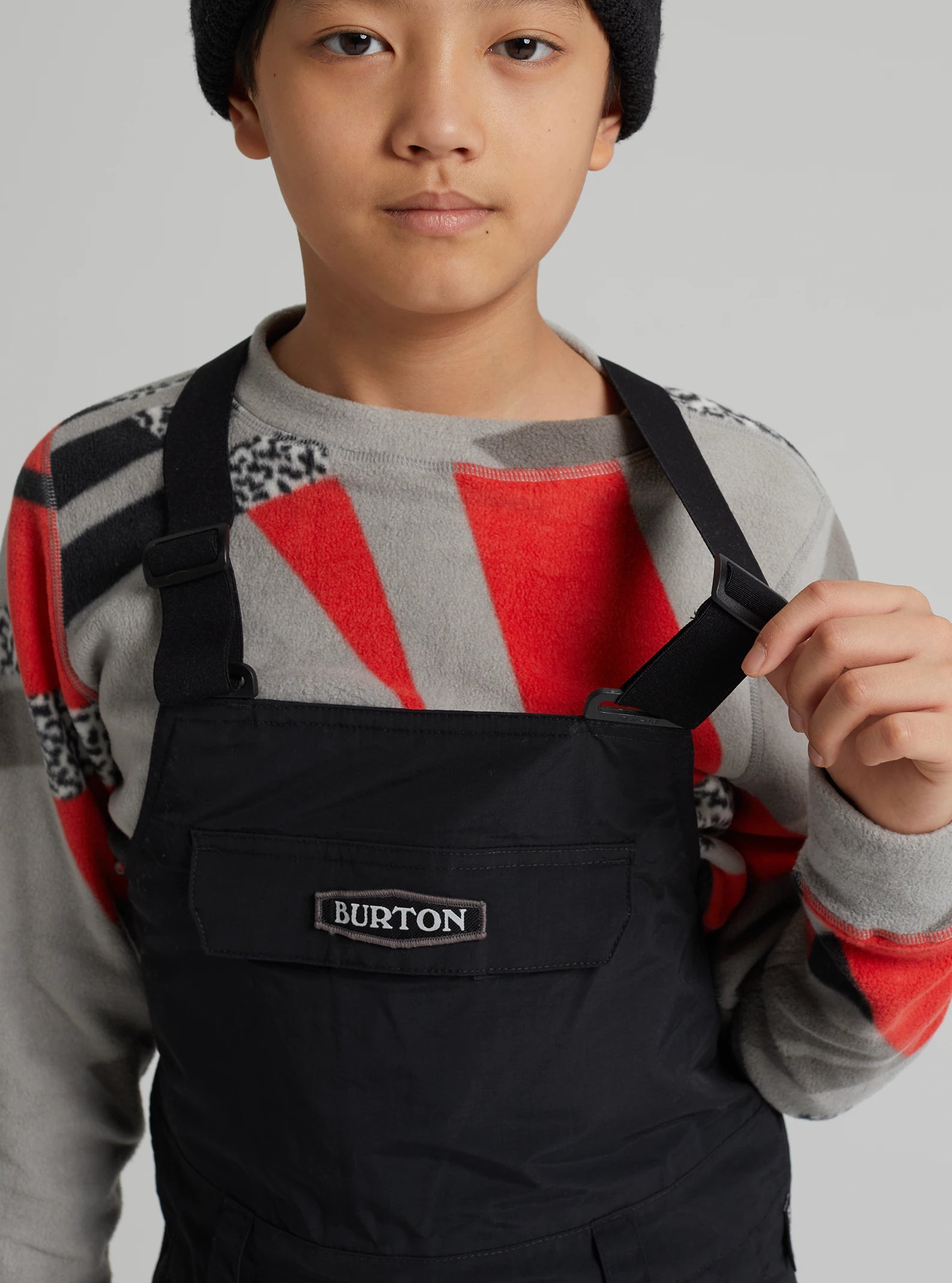 Boys & Girls Black Snow Trousers