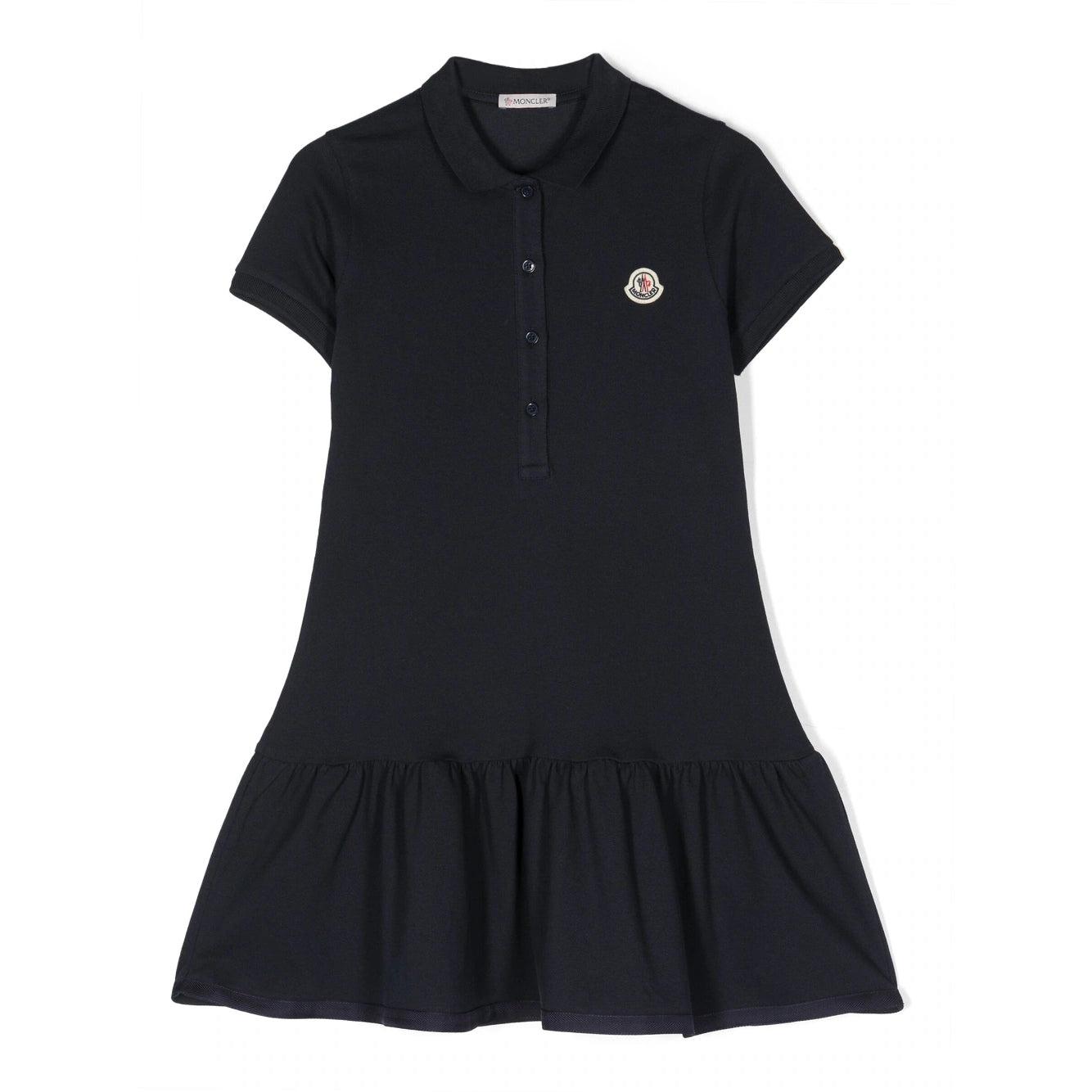 Girls Navy Cotton Dress