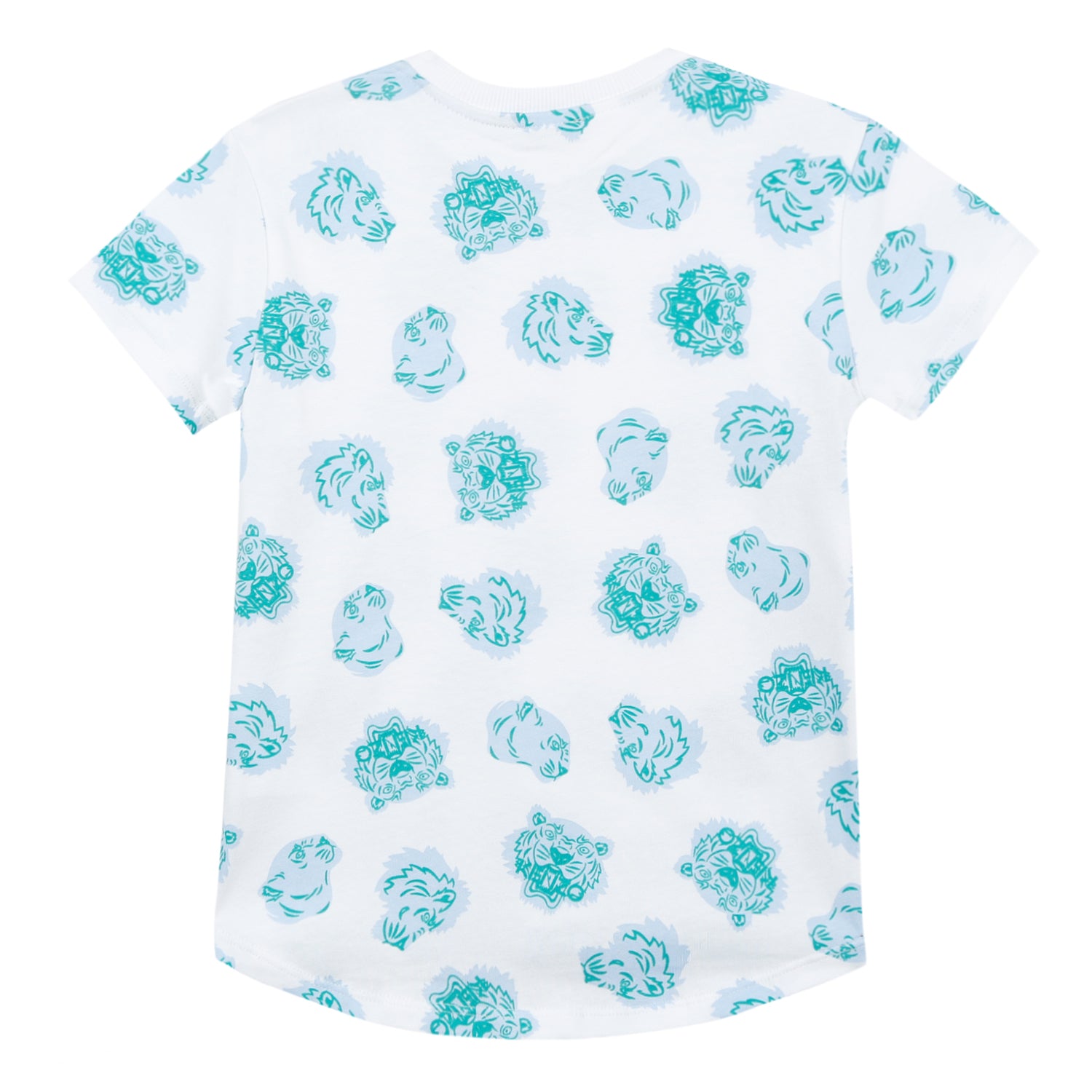 Boys Optic White Printed Cotton T-shirt