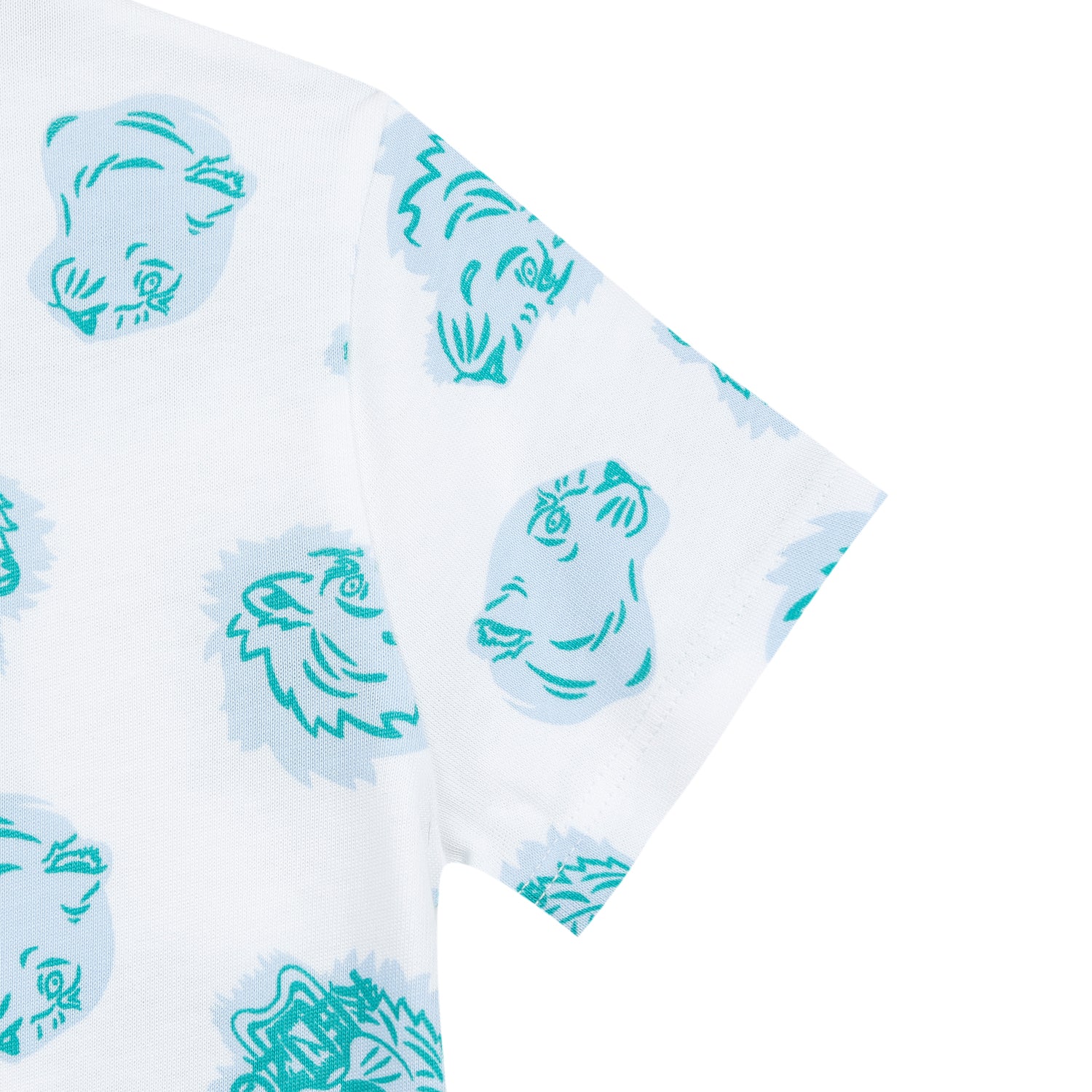 Boys Optic White Printed Cotton T-shirt