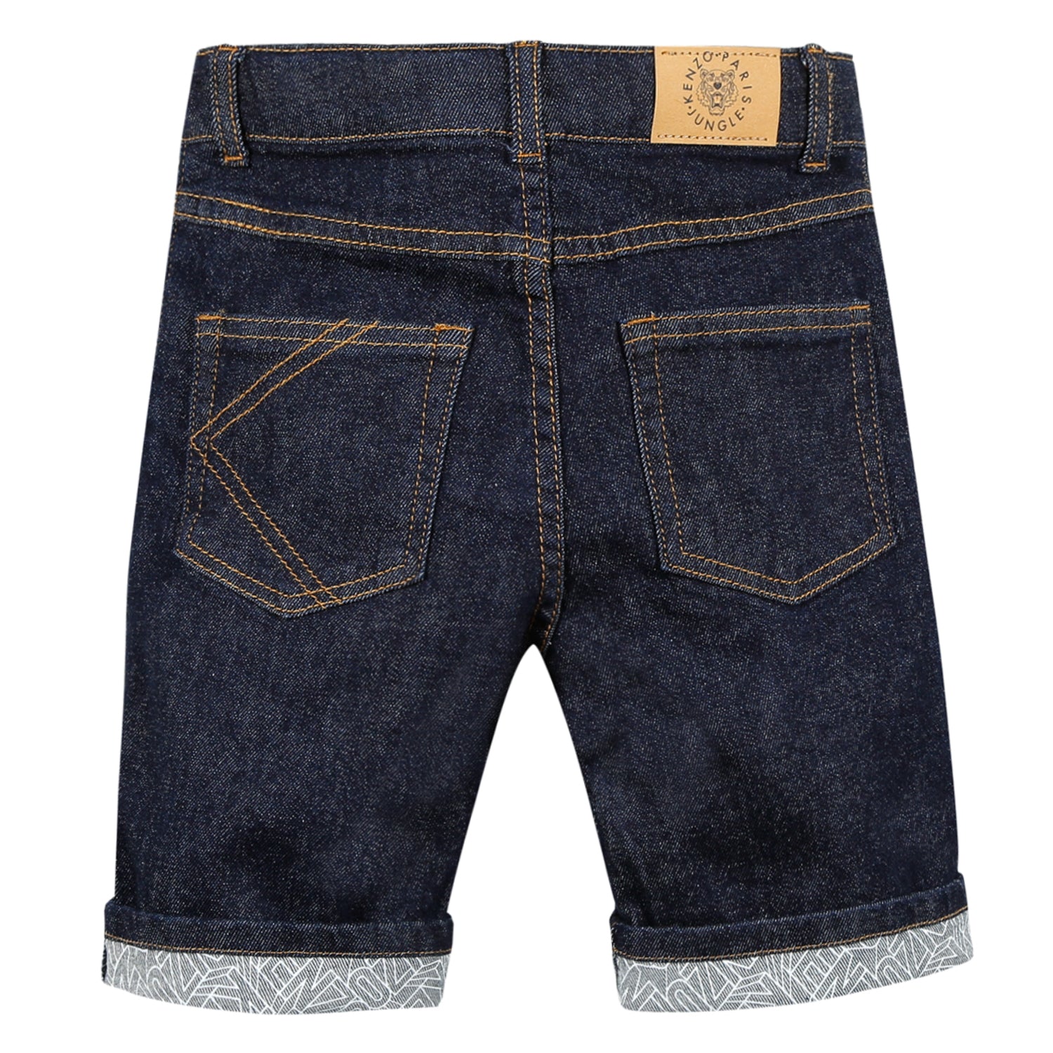 Boys Dark Indigo Cotton Shorts