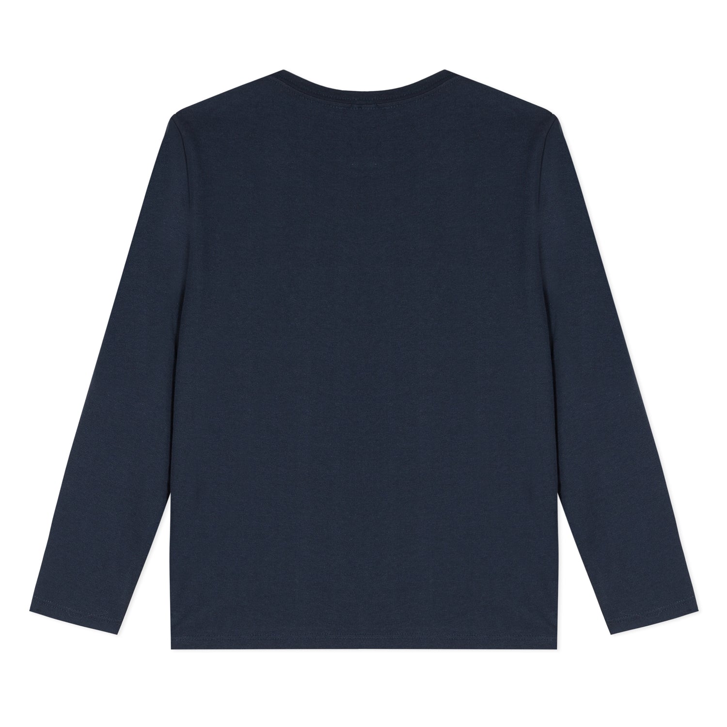 Boys Navy Cotton Top