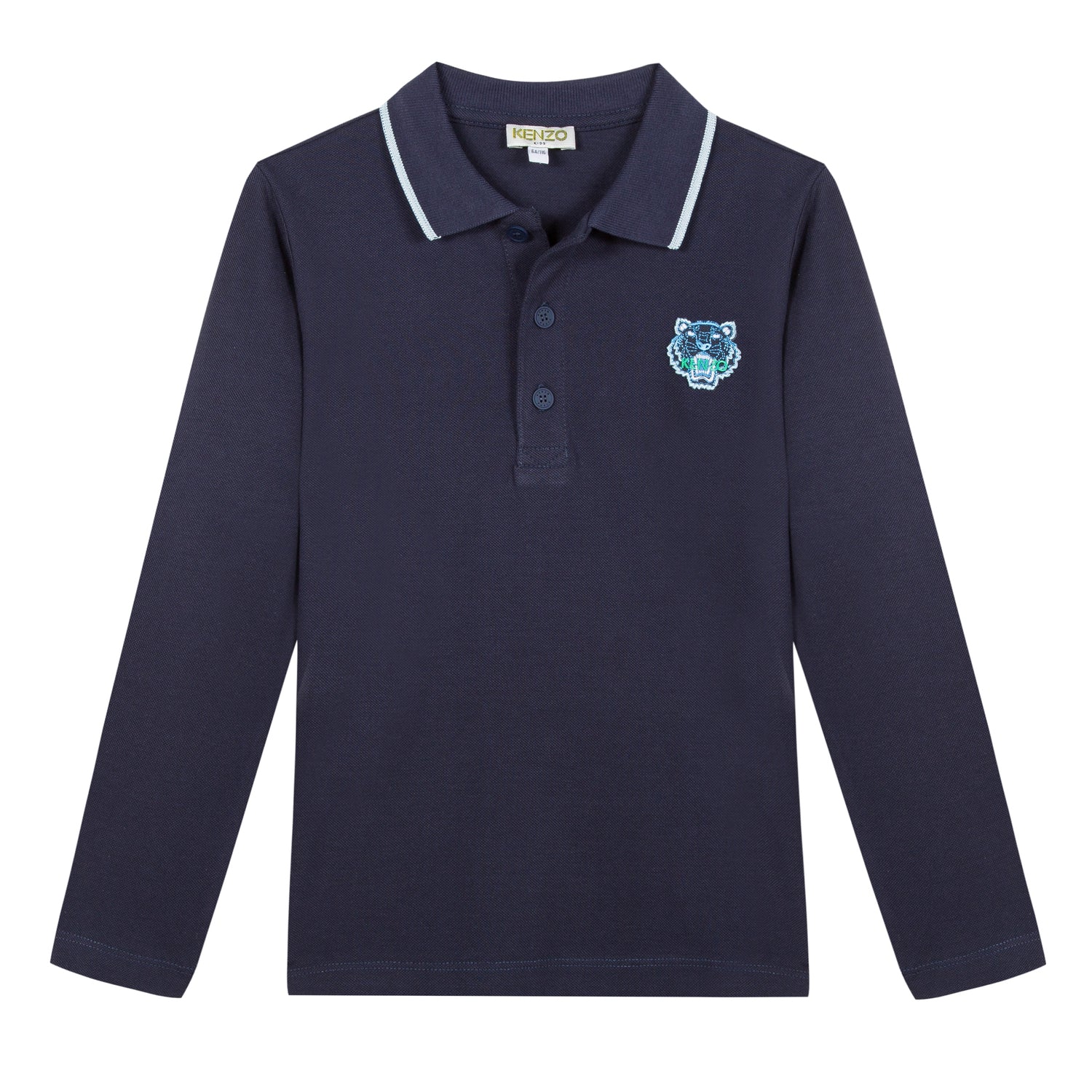 Boys Navy Cotton Polo Shirt