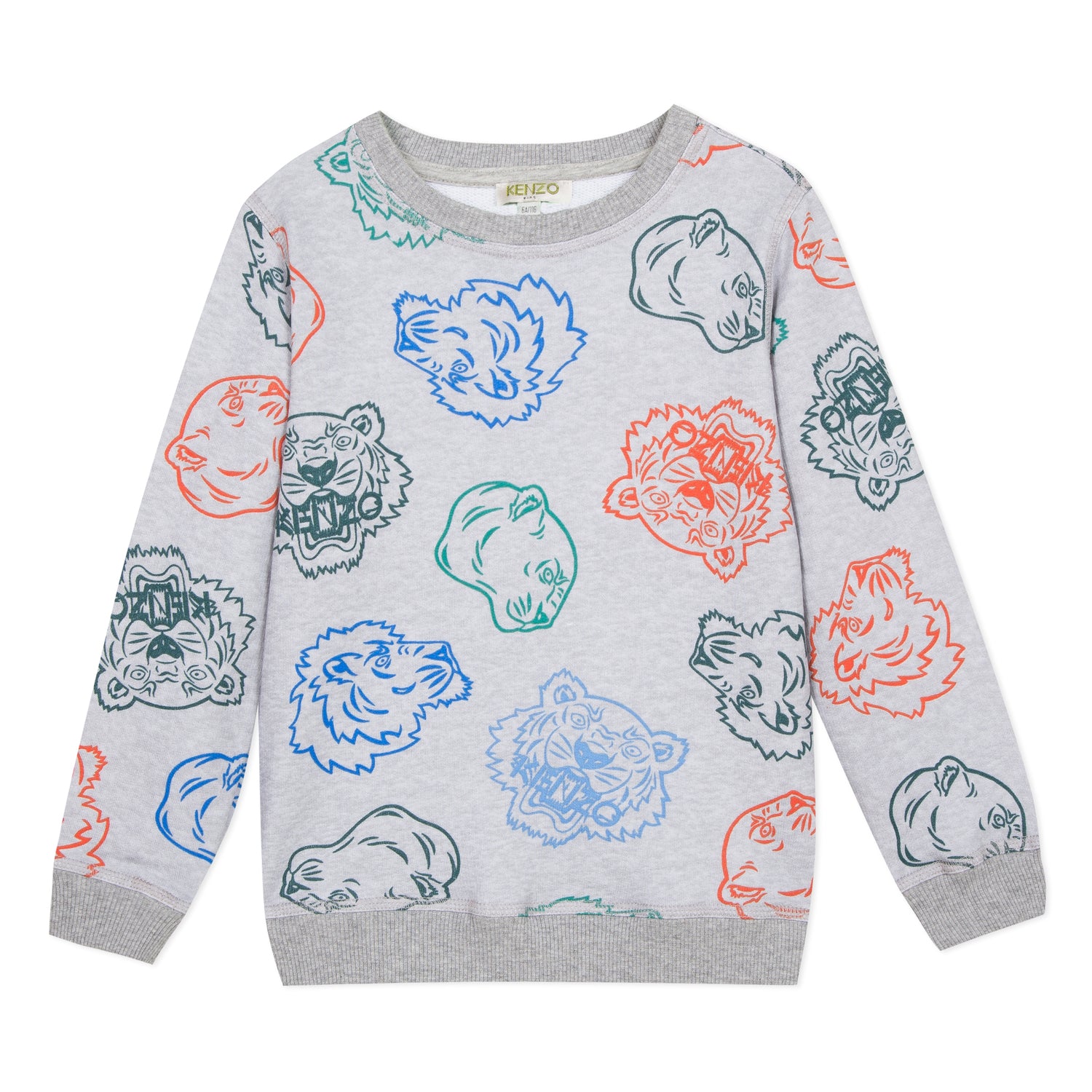 Boys Grey Printing Cotton Top