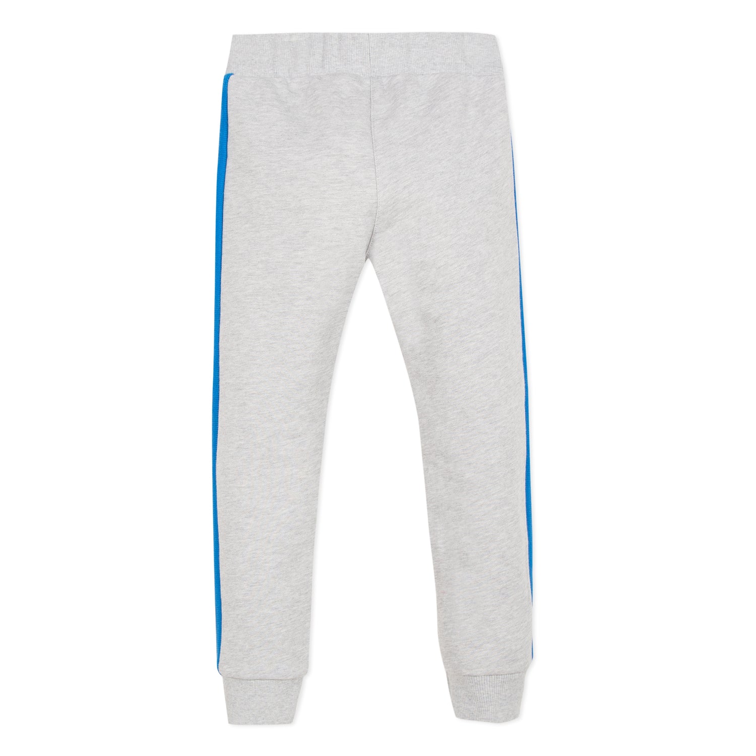 Boys Grey Drawstring Cotton Trousers