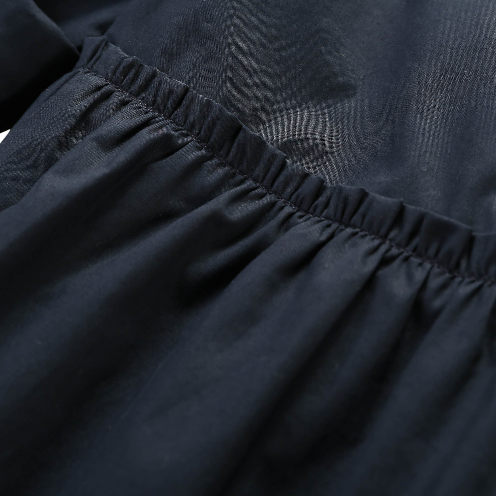 Girls Dark Pewter Blue Shirt Style Cotton Dress - CÉMAROSE | Children's Fashion Store - 4
