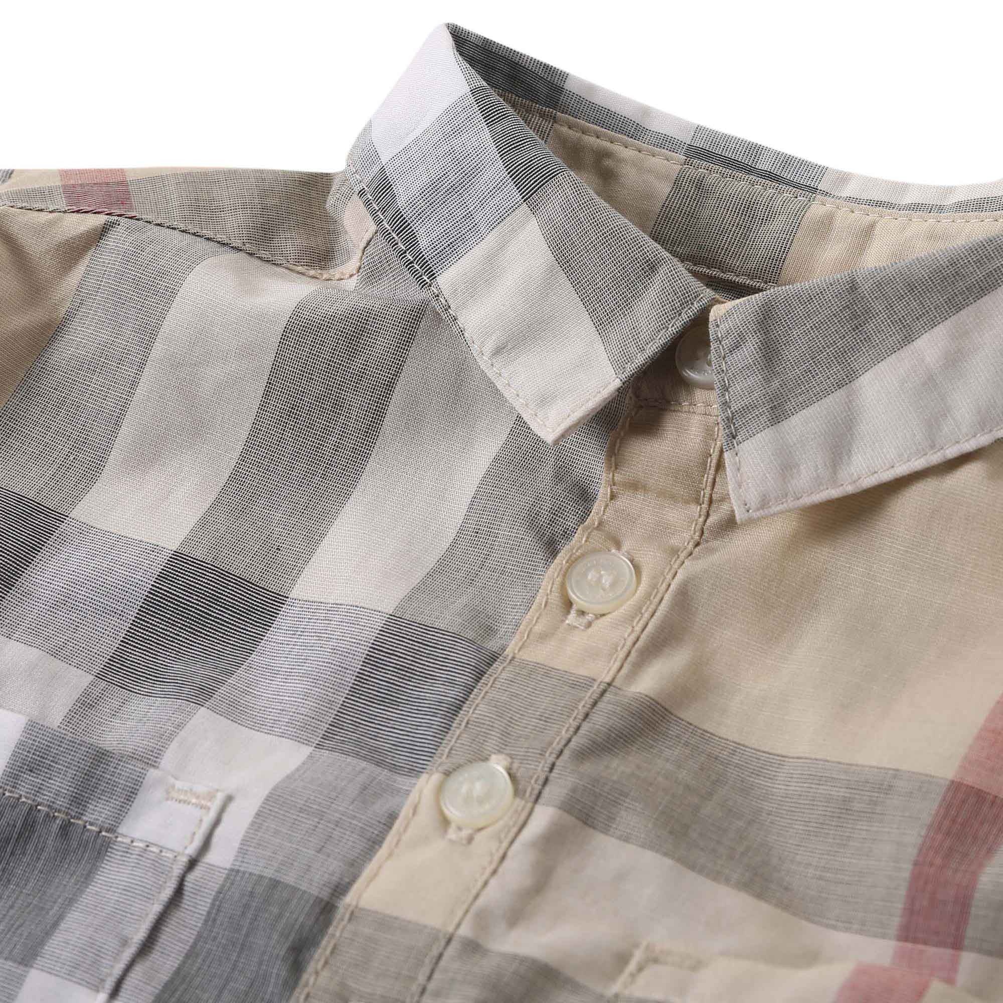 Baby Pale Pink Classic Check Cotton Babygrow - CÉMAROSE | Children's Fashion Store - 3